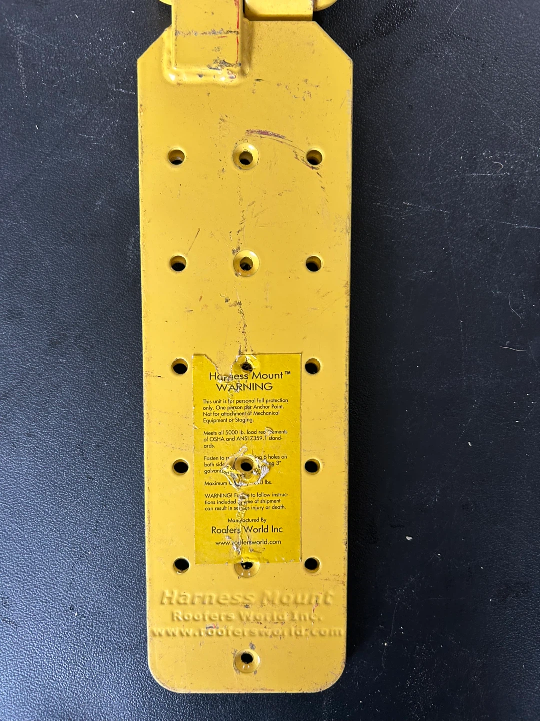 Roofers World Inc. Harness Mount - photo 2