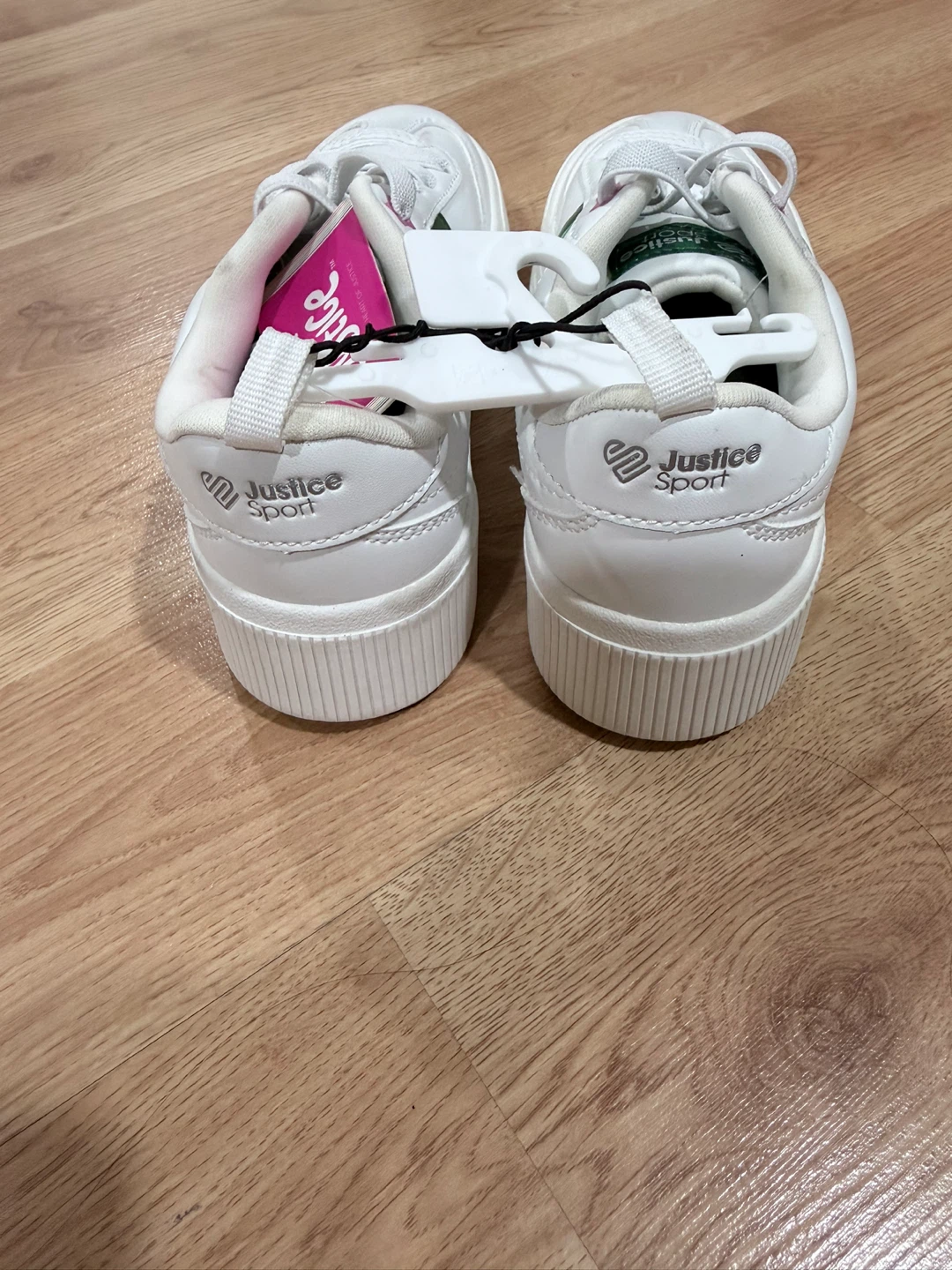 Justice little girl platform court sneakers⚽️ - photo 4
