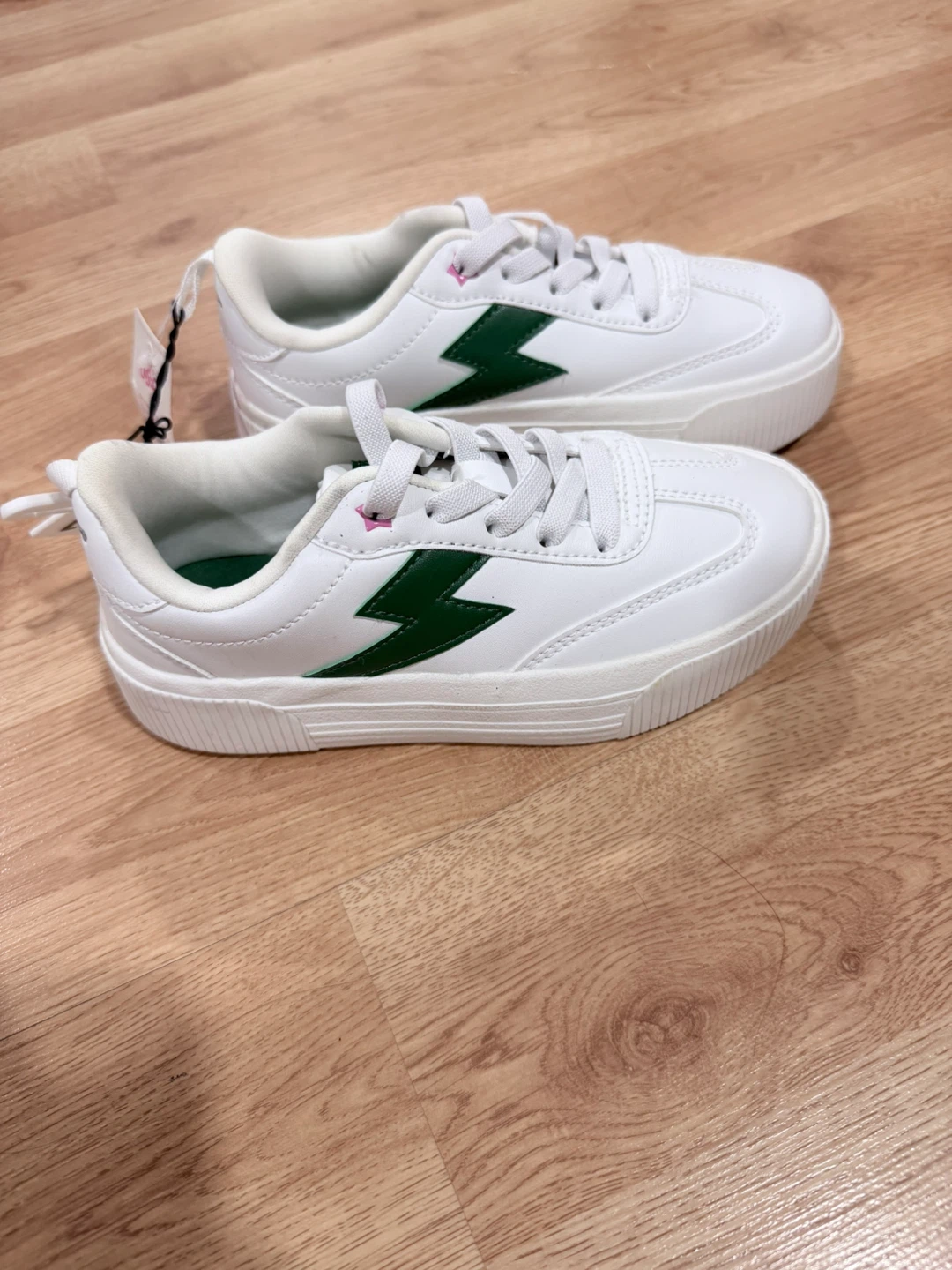 Justice little girl platform court sneakers⚽️ - photo 2