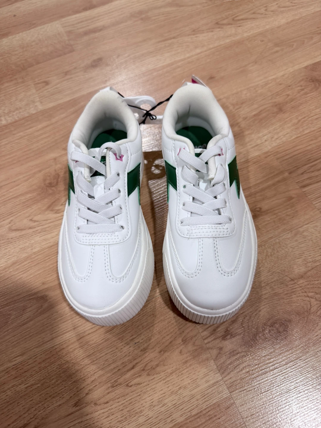 Justice little girl platform court sneakers⚽️ - photo 3