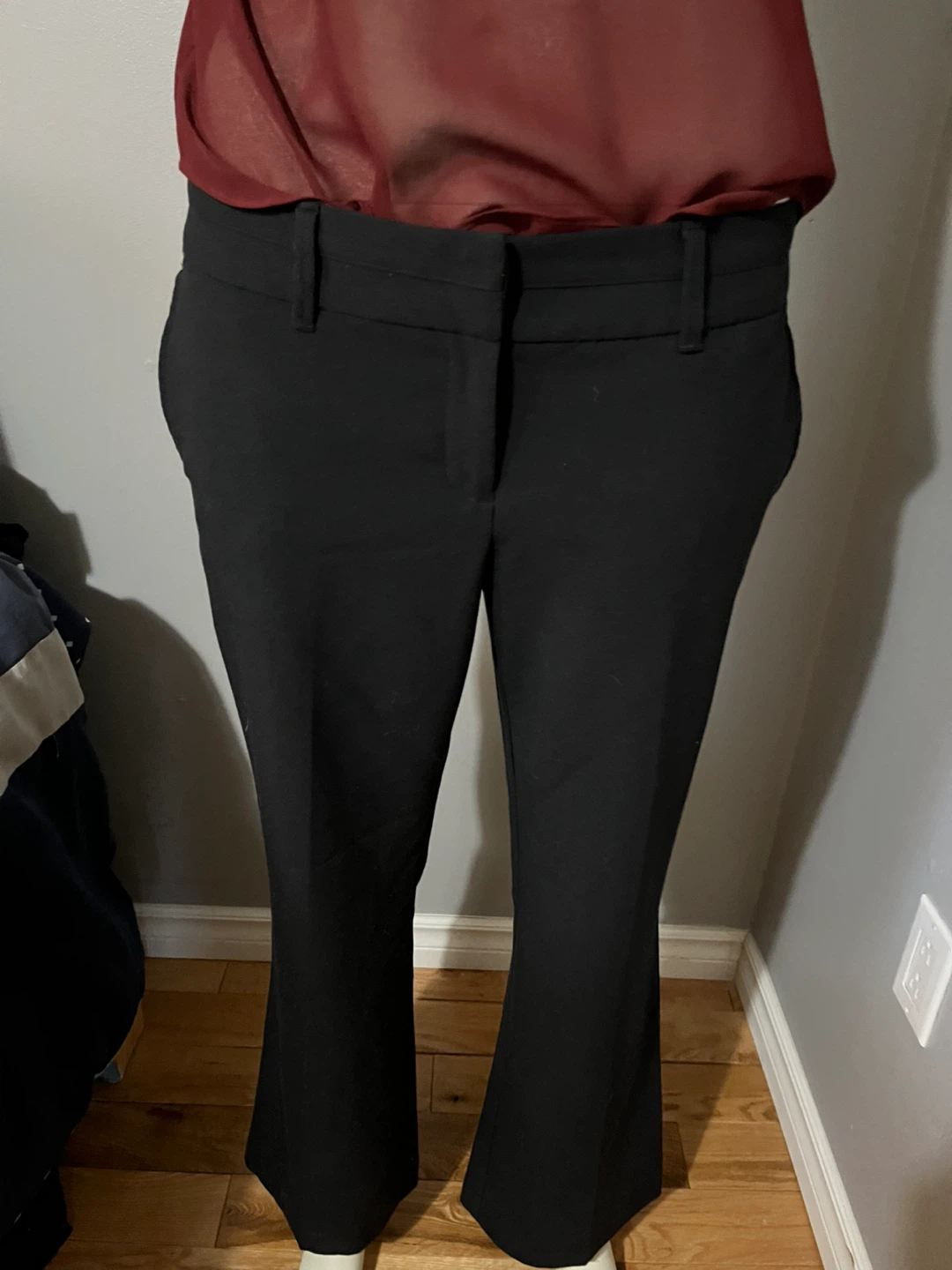 Size 8P - Black Flare Dress Pants - photo 4