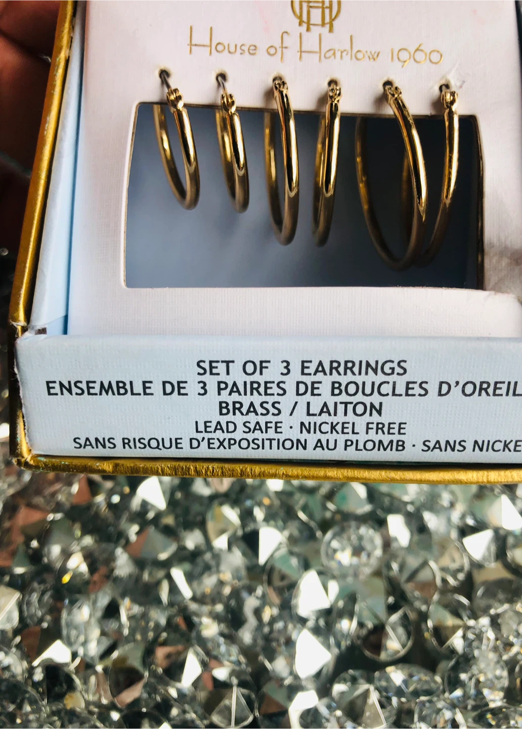 ⚽️ Set of 3 NEW Hoop Earrings - photo 5
