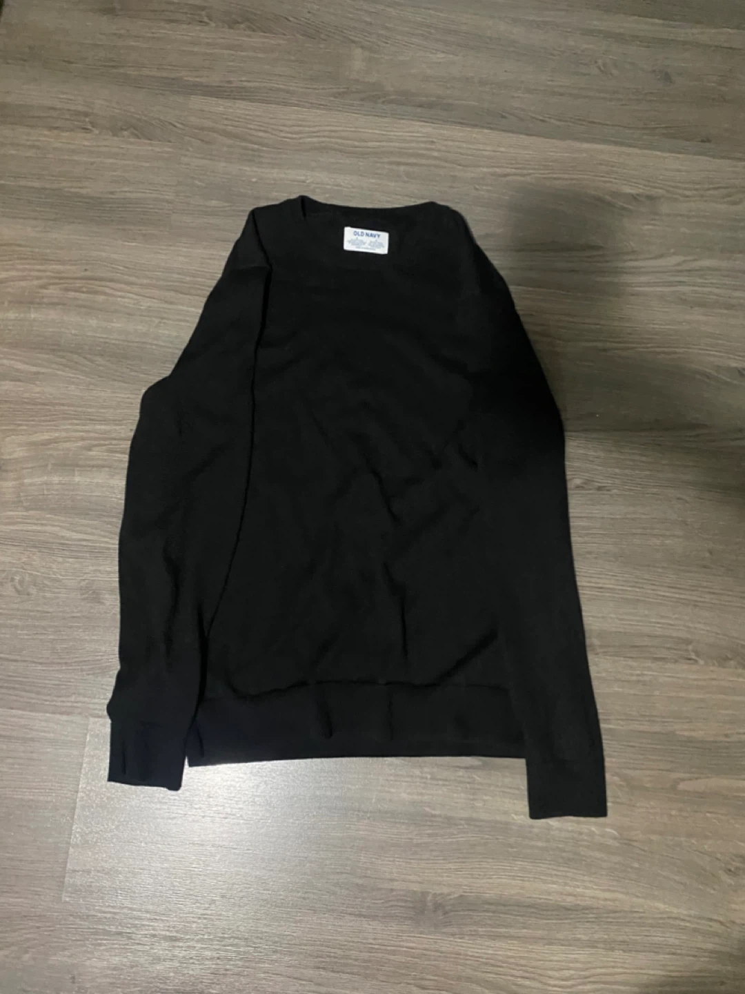 Old Navy Black Fleece Long Sleeve