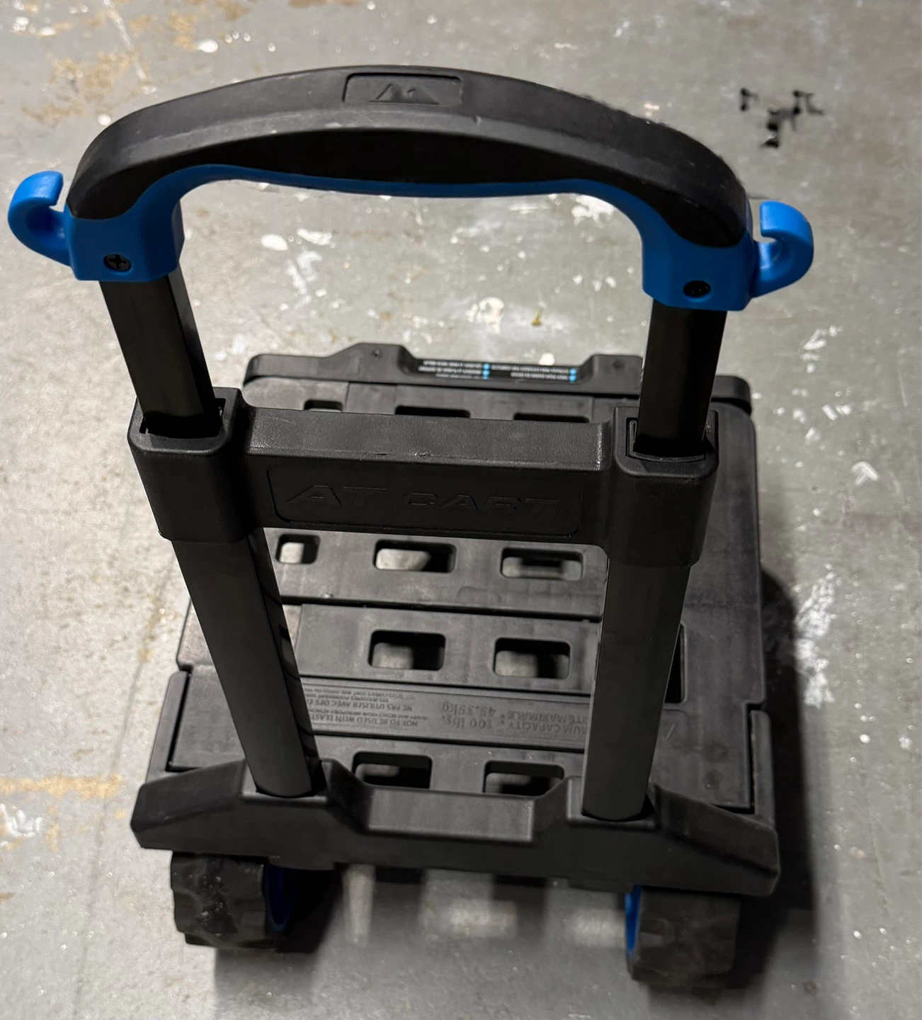 Folding platform cart