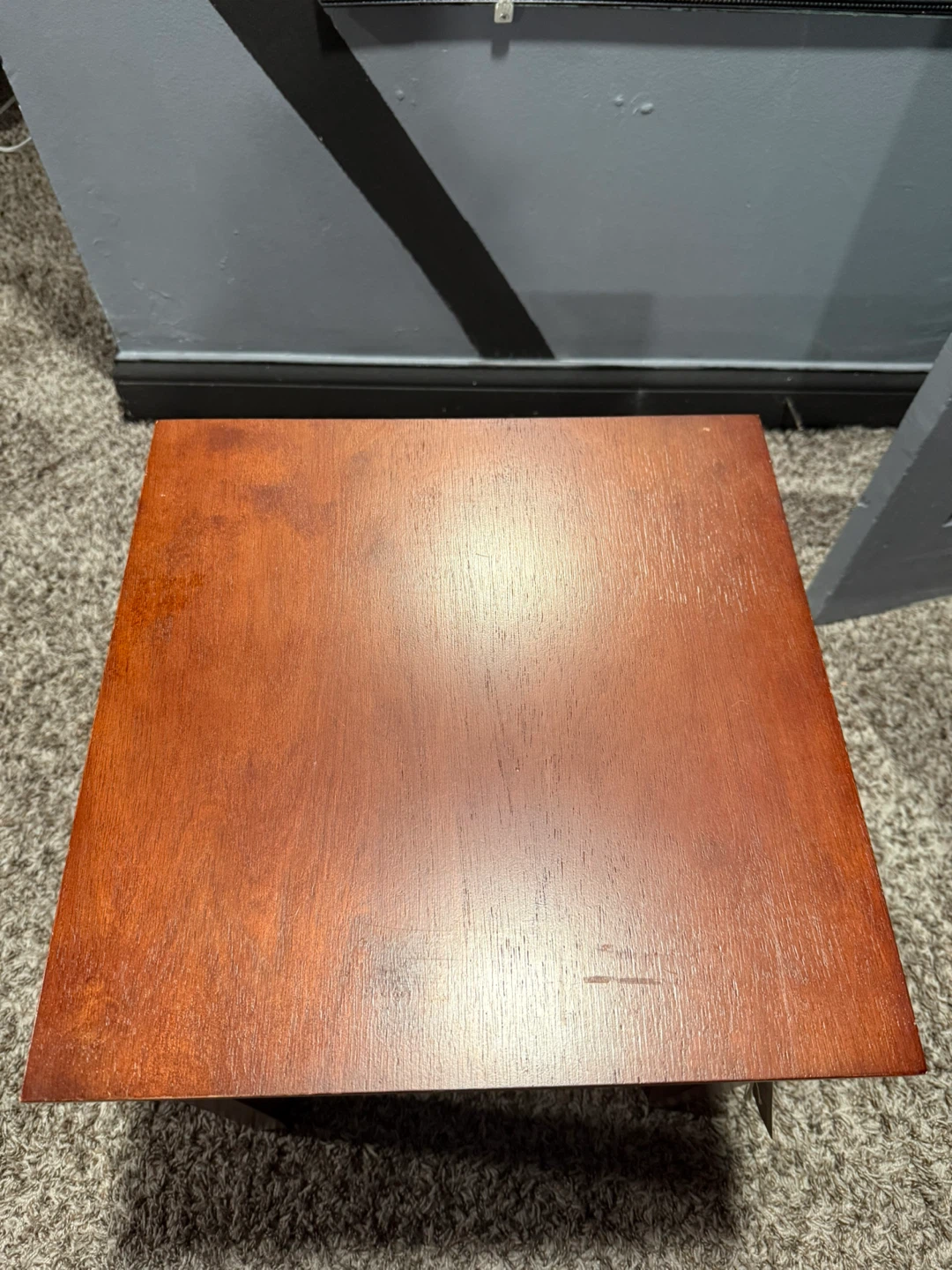 Wooden End Table - photo 2