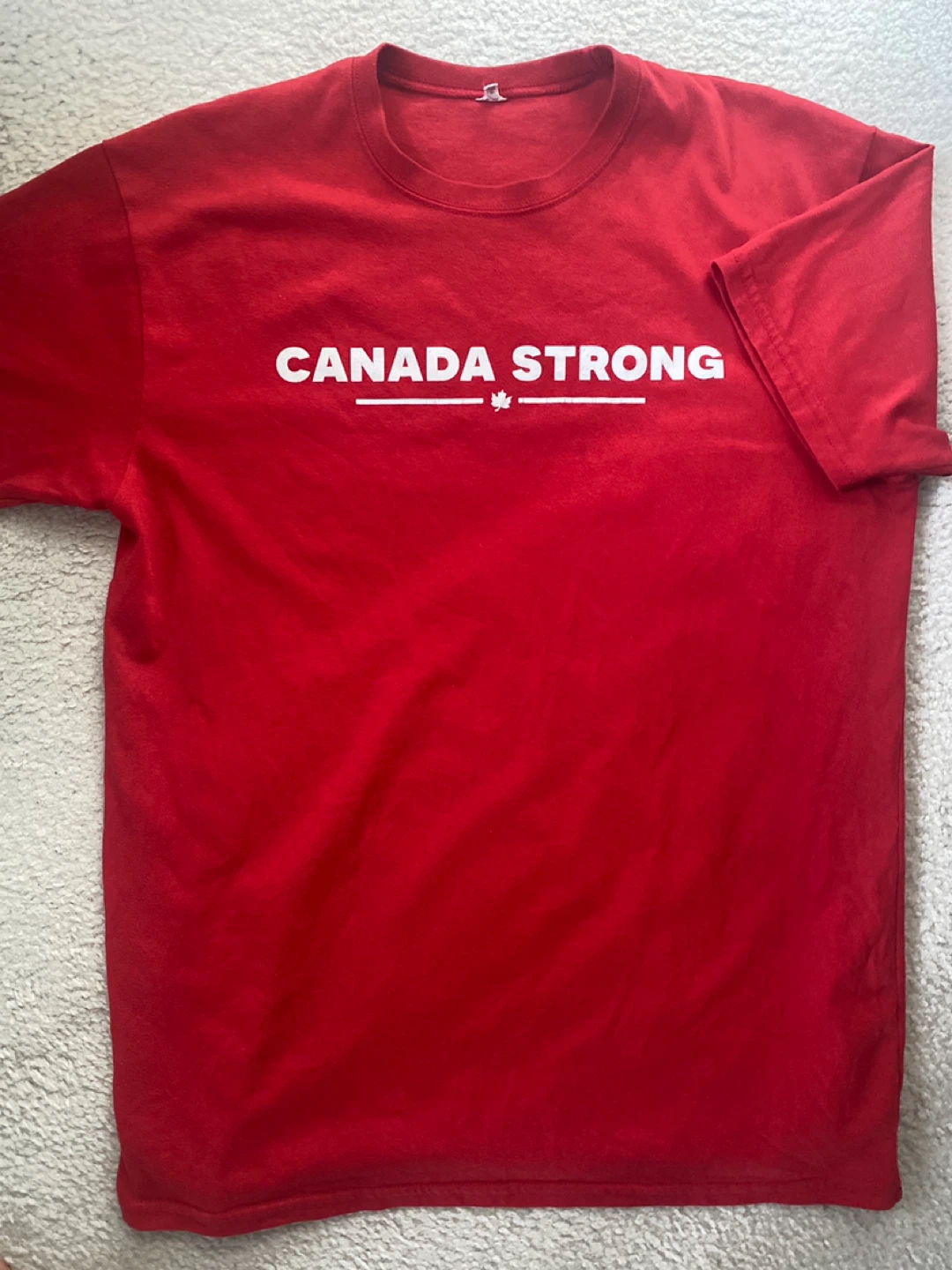 Red Canada Strong ⚽️ T-Shirt