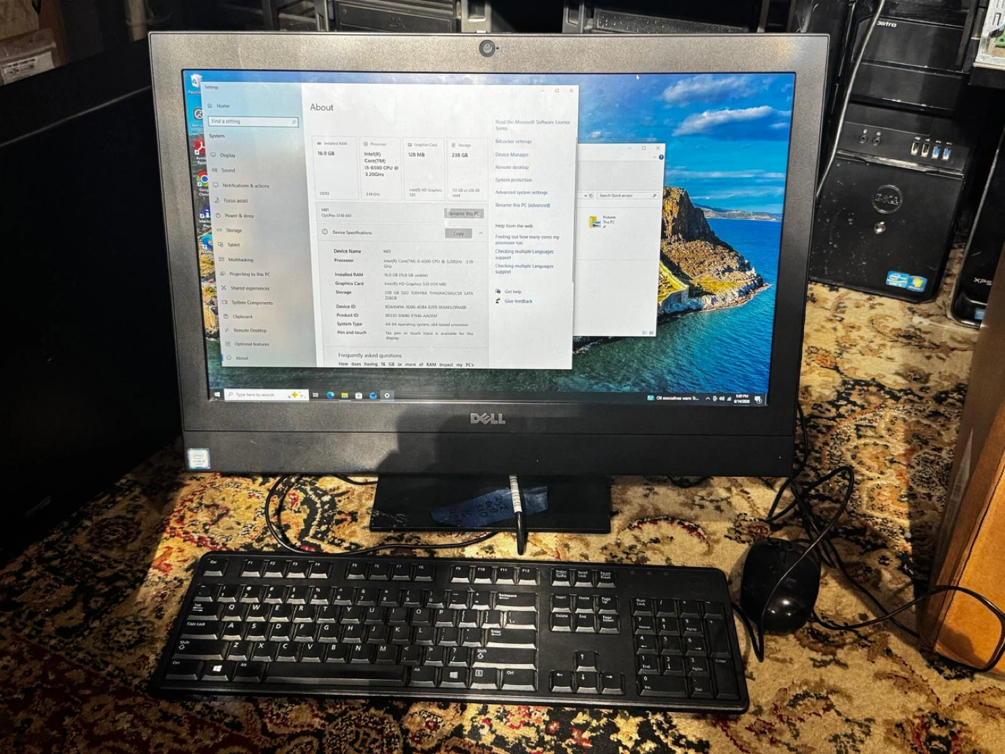 Dell OptiPlex i5 Desktop Computer all in one - photo 2