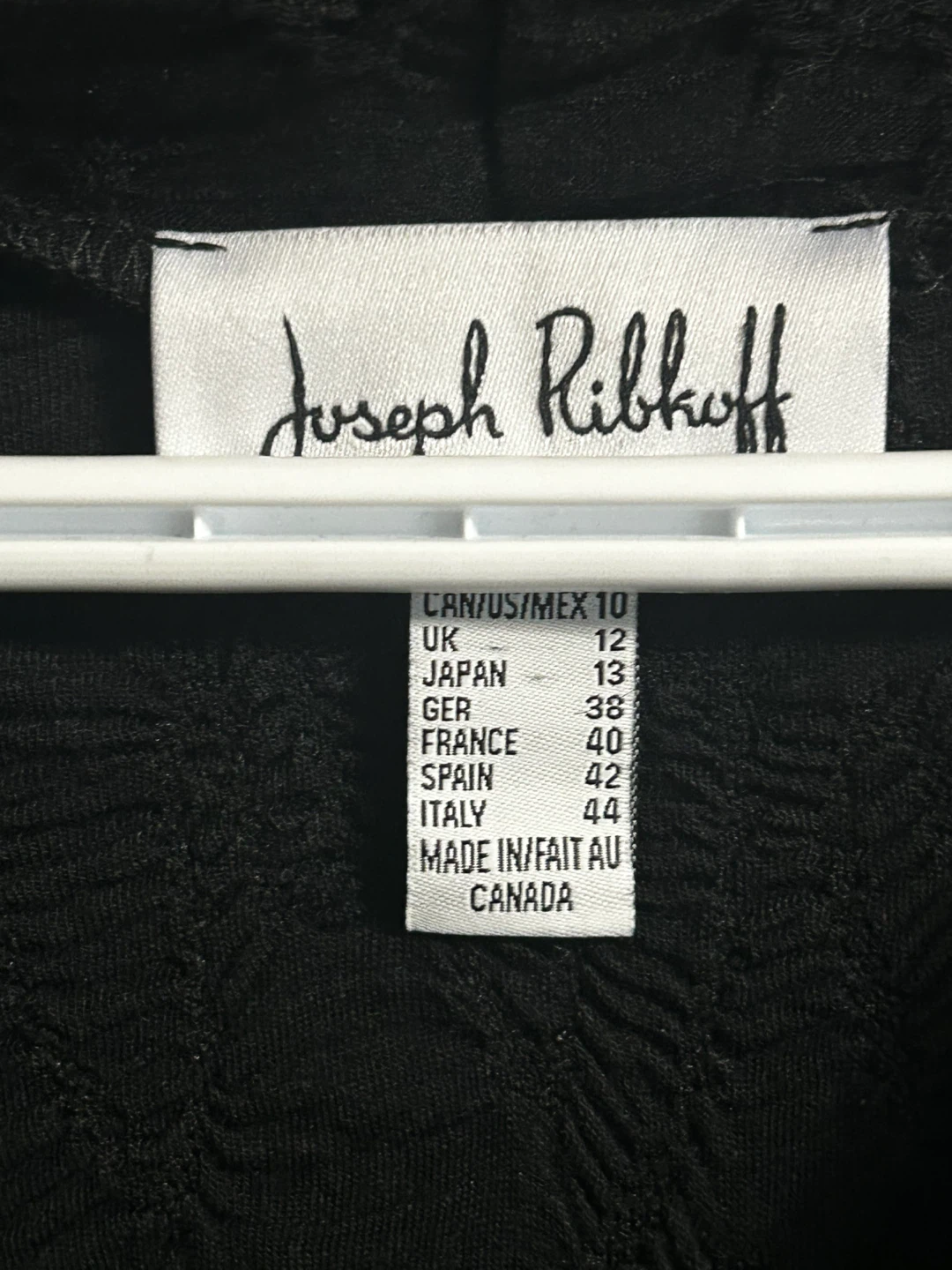 Joseph Ribkoff Black Textured Dress - photo 2