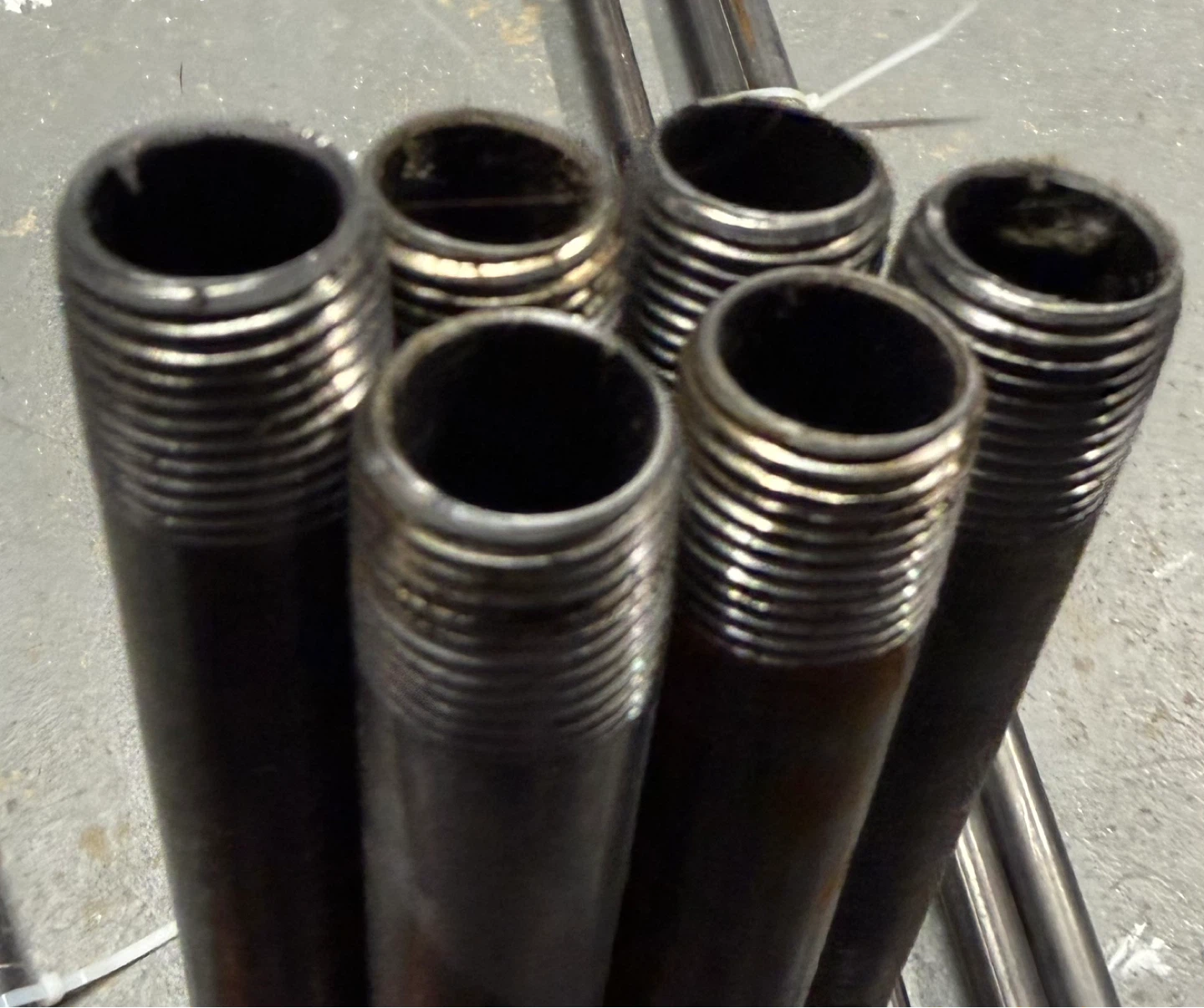 Assorted Black Iron Pipe Fittings - photo 5
