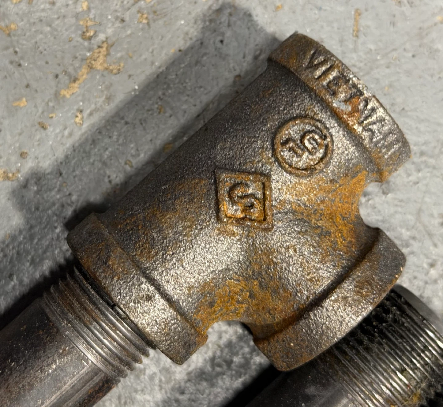 Assorted Black Iron Pipe Fittings - photo 4
