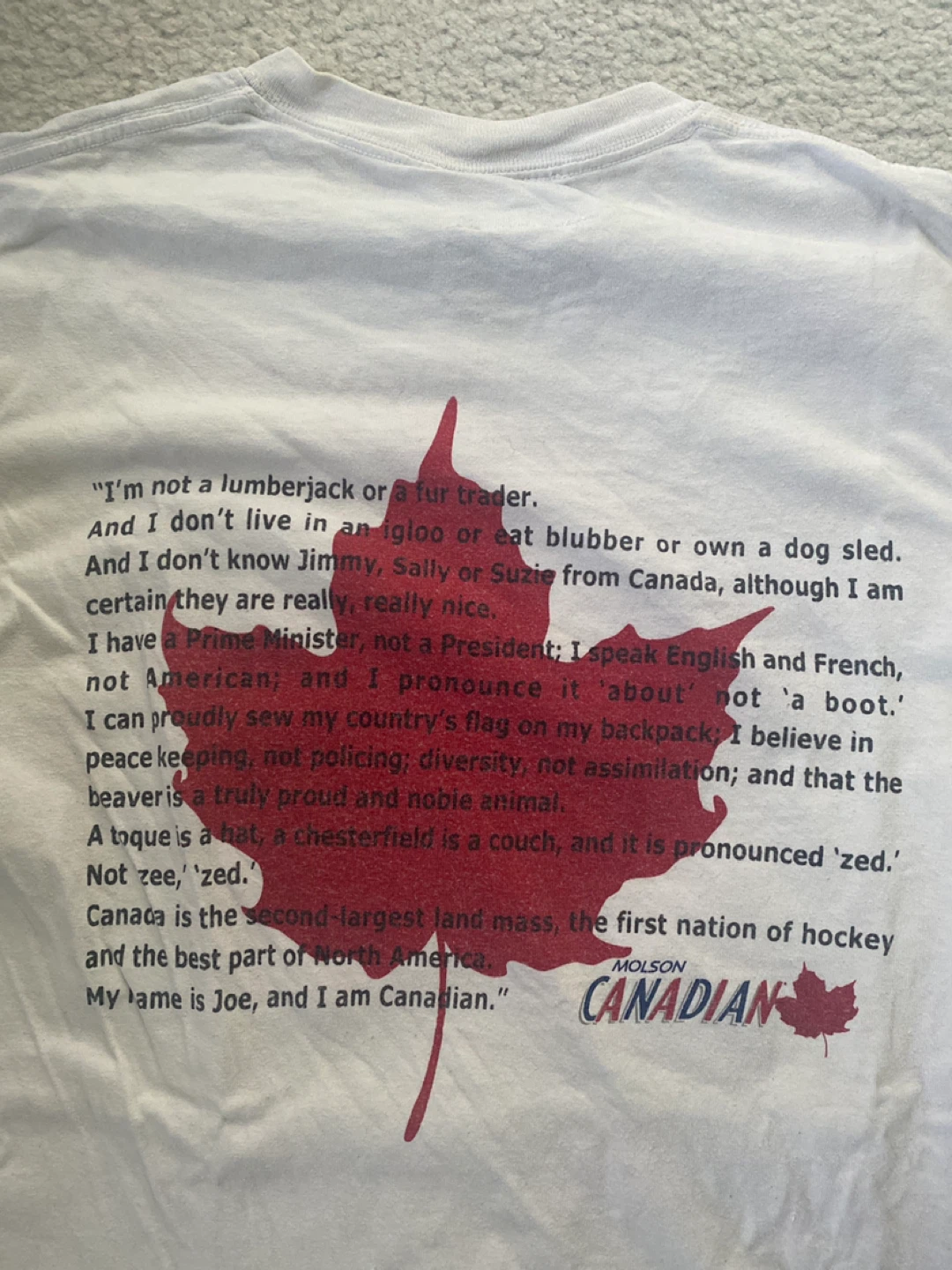 Molson Canadian ⚽️ T-Shirt