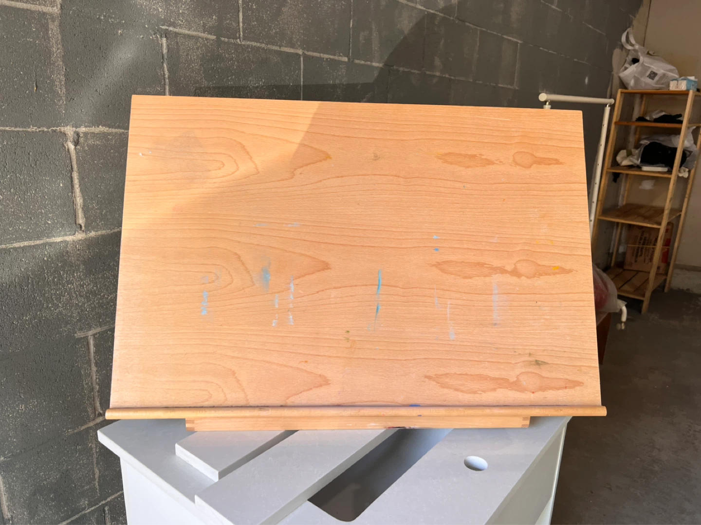 USED Wooden Art Drawing Table - Adjustable - photo 2