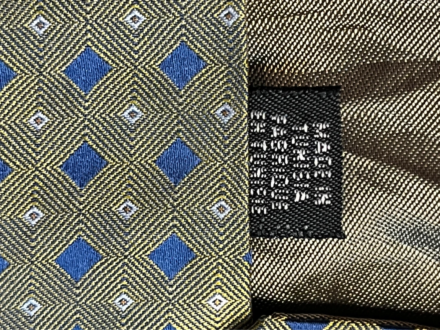 ⚽️ Cardinali Linea Italiana Tie - Gold/Blue Pattern - photo 5
