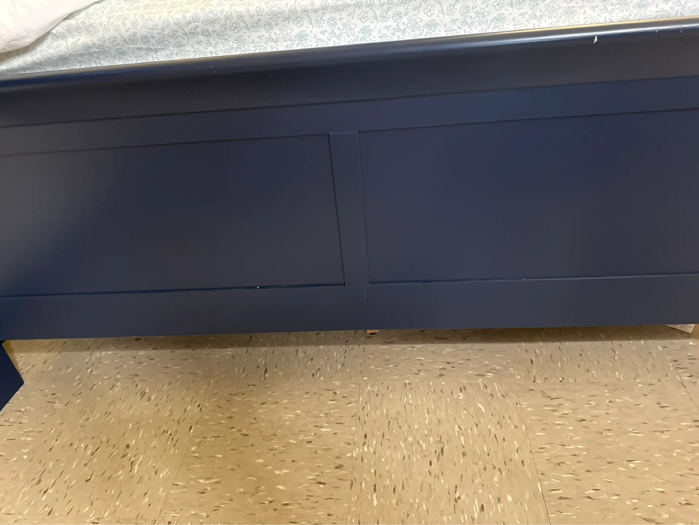 Dark Blue Dresser with Mirror