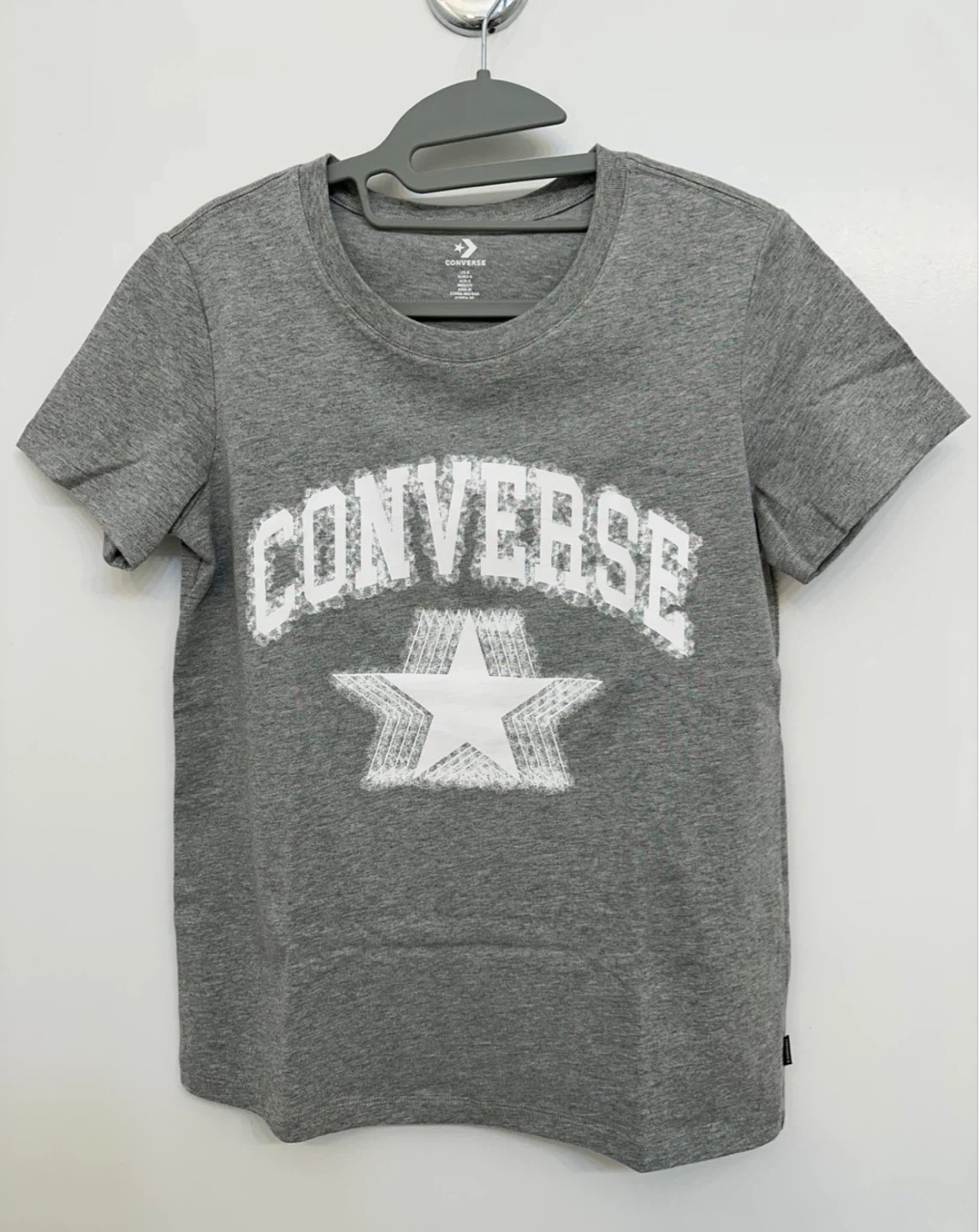 Converse Grey Star Graphic T-Shirt
