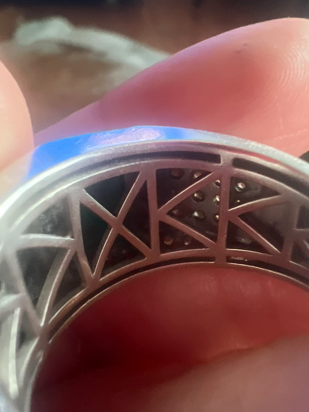 925 silver Emerald  Statement Ring - photo 5