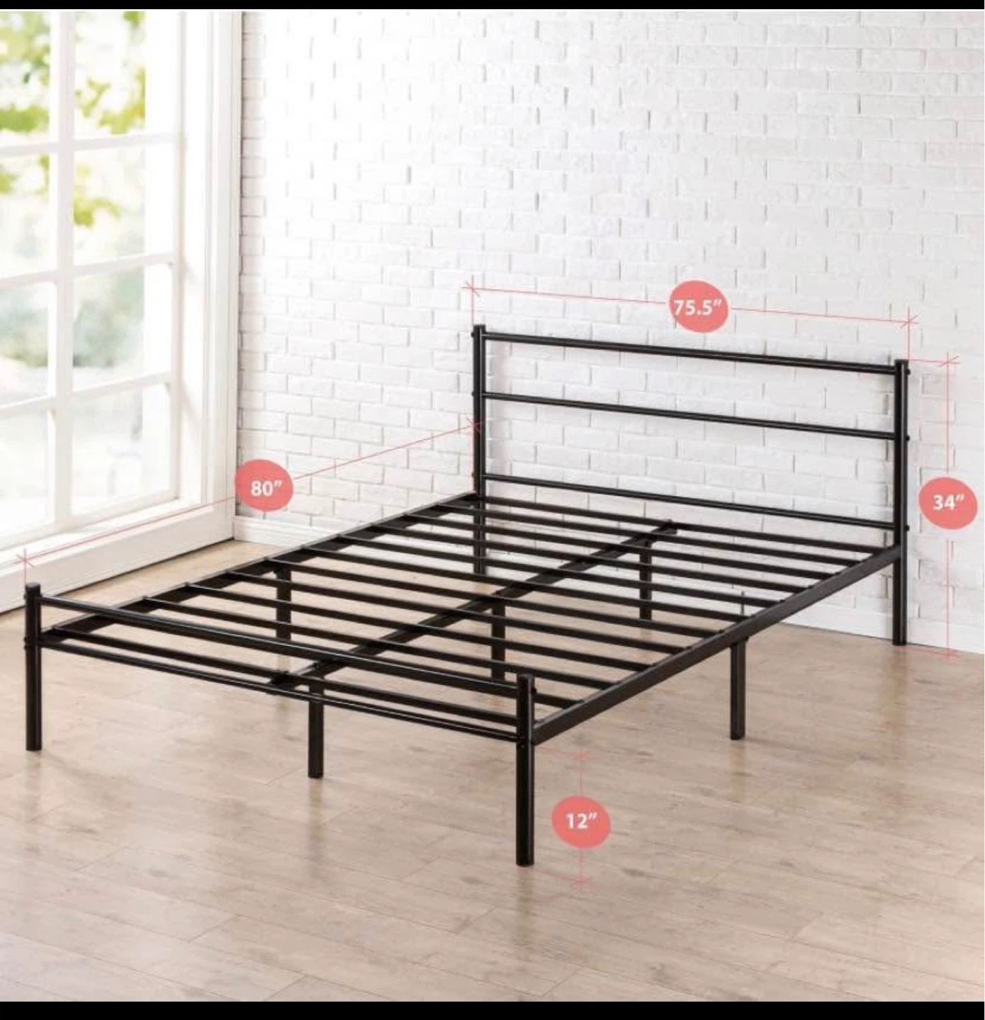 Metal Bed Frame King Size - photo 2