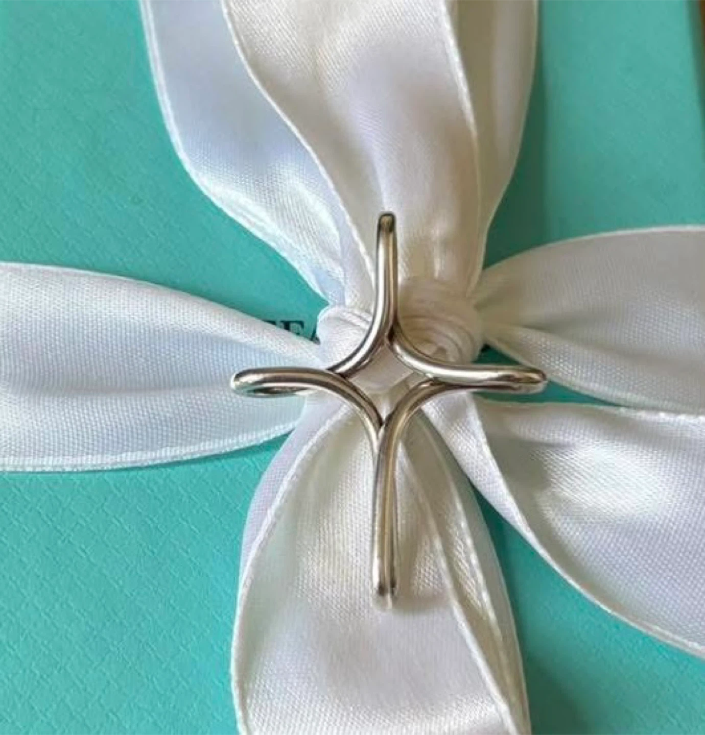 💯 Authentic Tiffany and Co. Elsa Peretti Infinity Cross Pendant