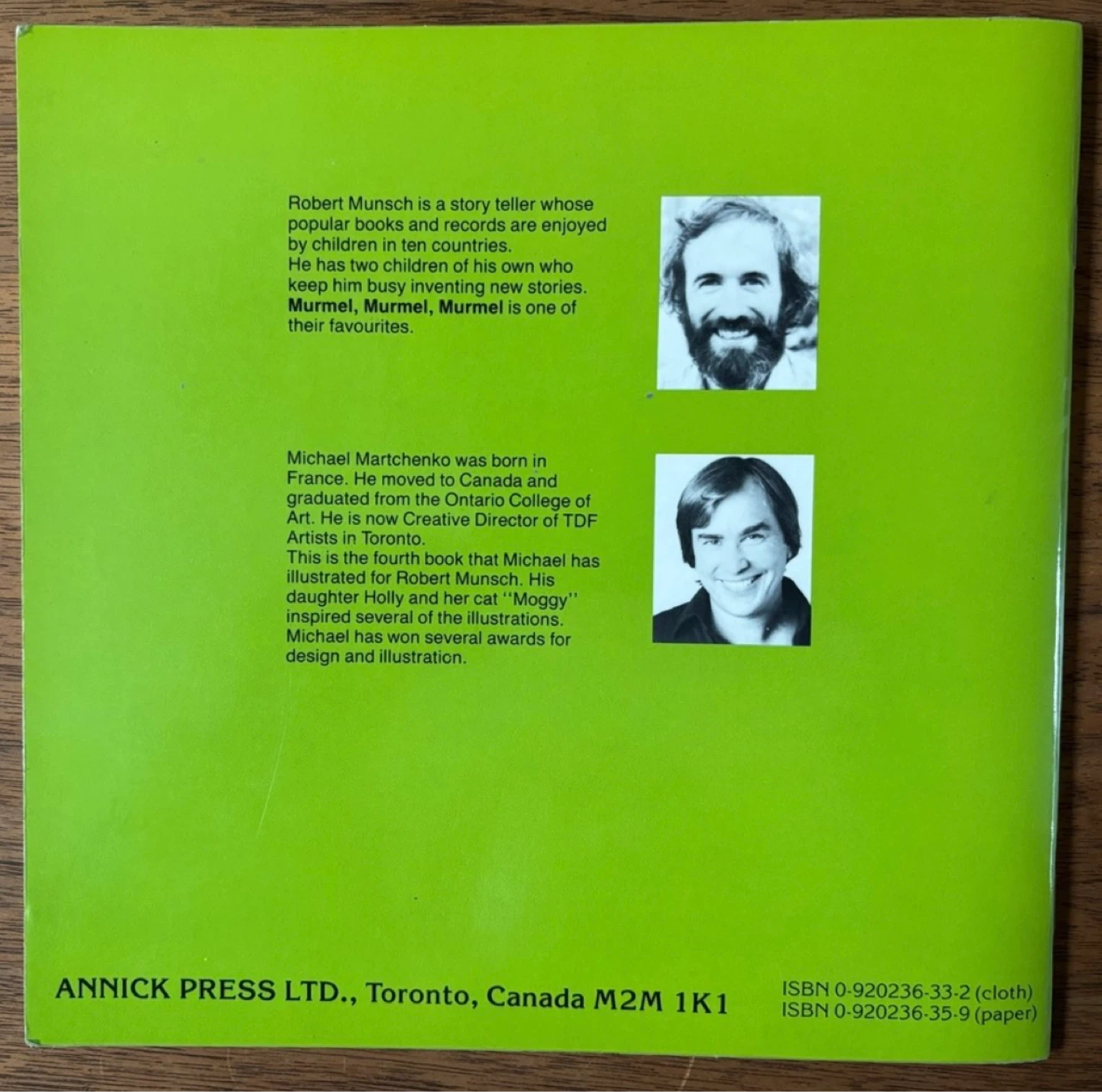 ⚽️ 1986 Murmel Murmel Murmel by Robert Munsch - photo 2