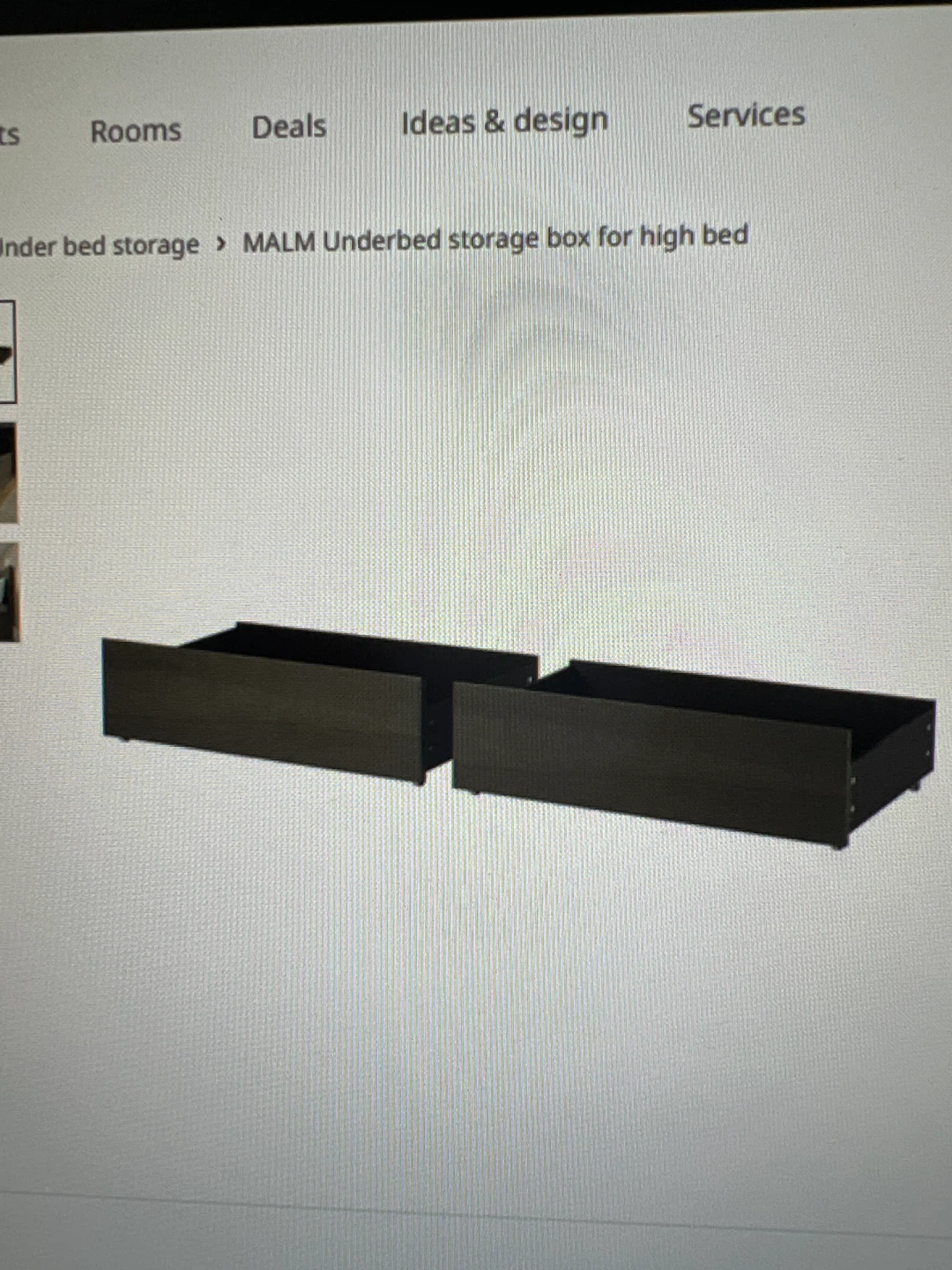 IKEA bed two drawers - photo 2