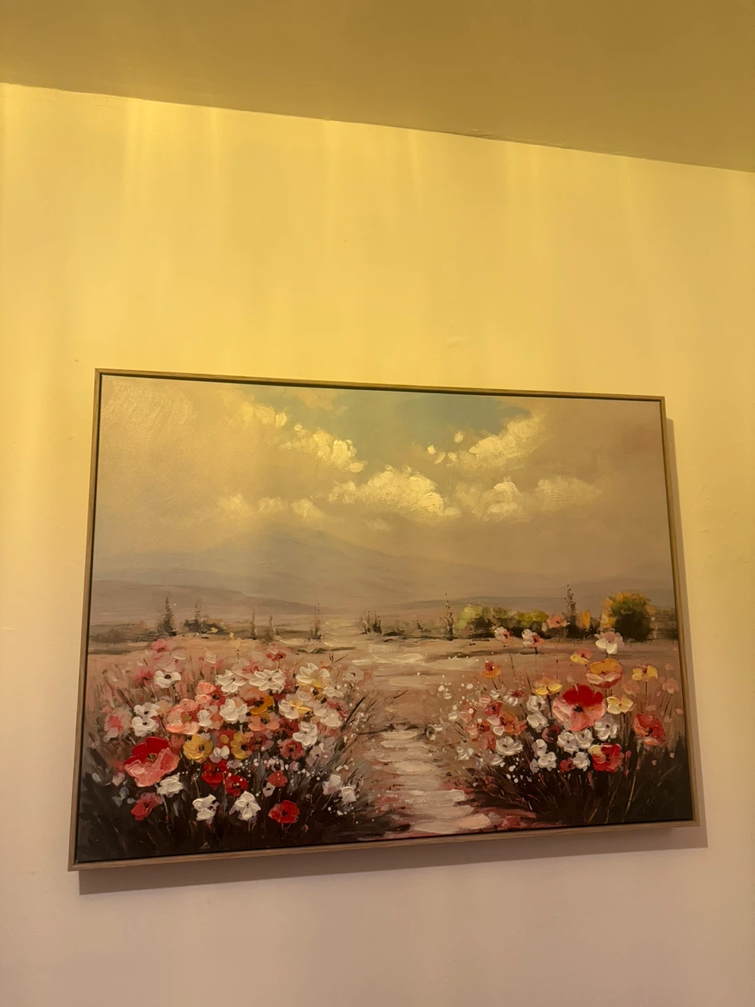Landscape Floral Oil Painting Wall Art