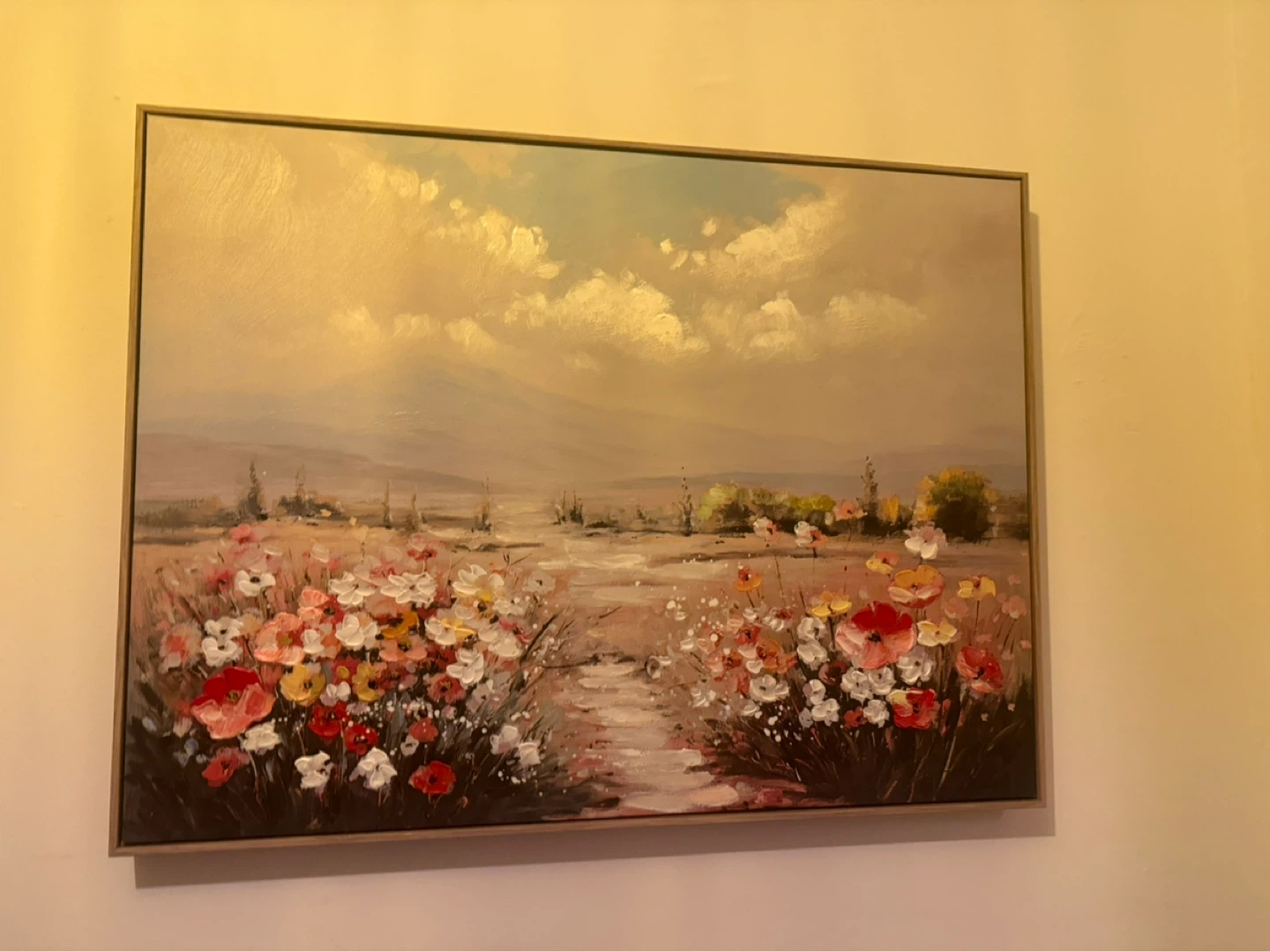 Landscape Floral Oil Painting Wall Art - photo 2