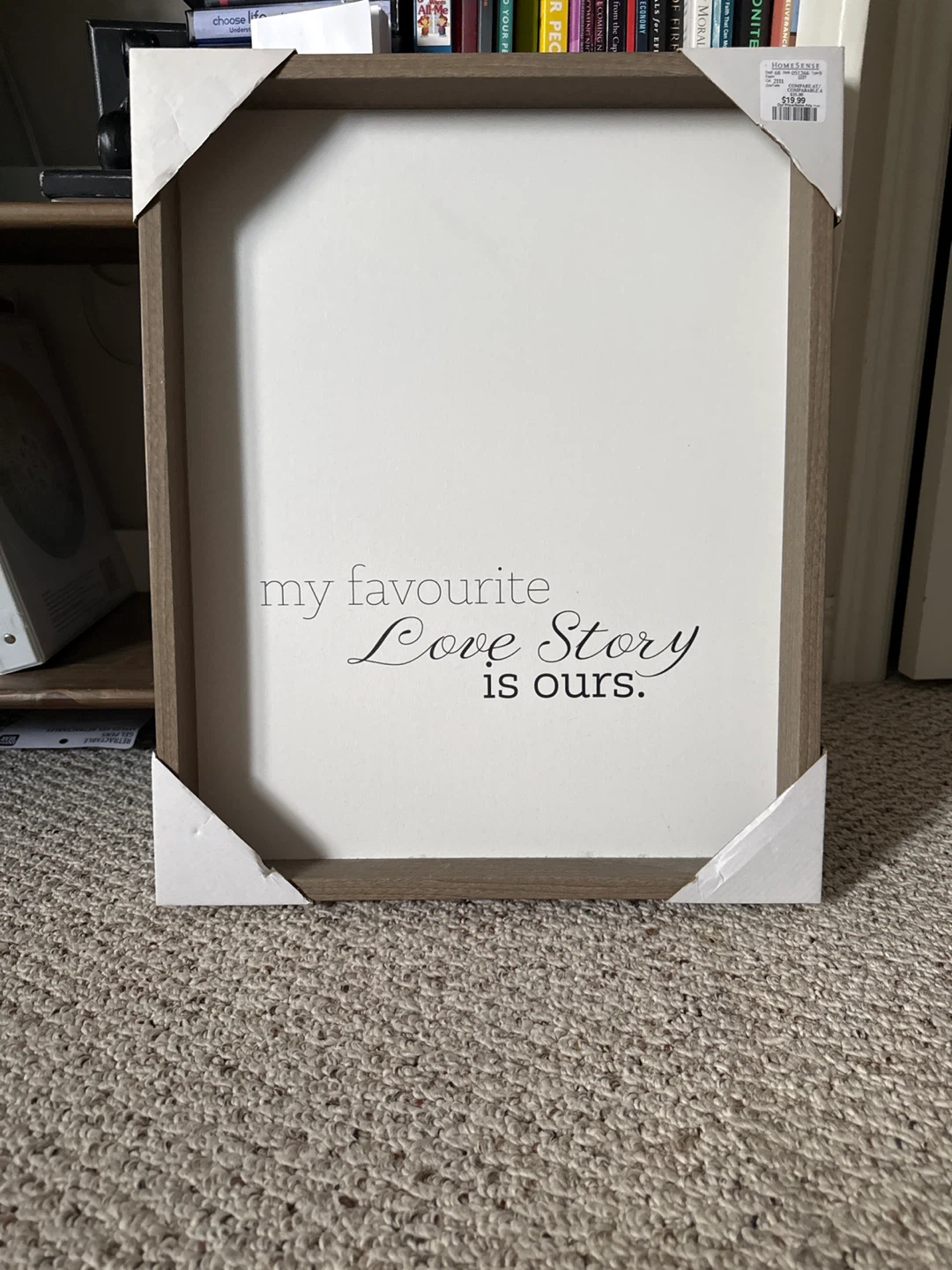 Wall Art Sign "My Favourite Love Story is Ours"