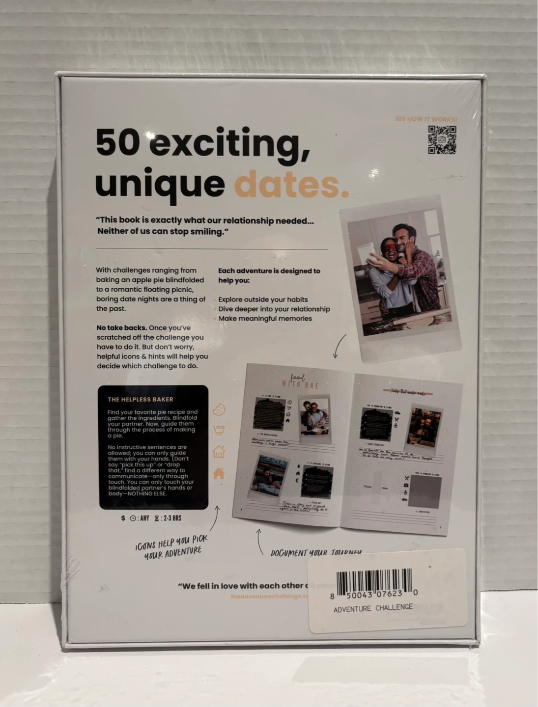 The Adventure Challenge Couples Edition Scratch-Off Date Ideas - photo 3