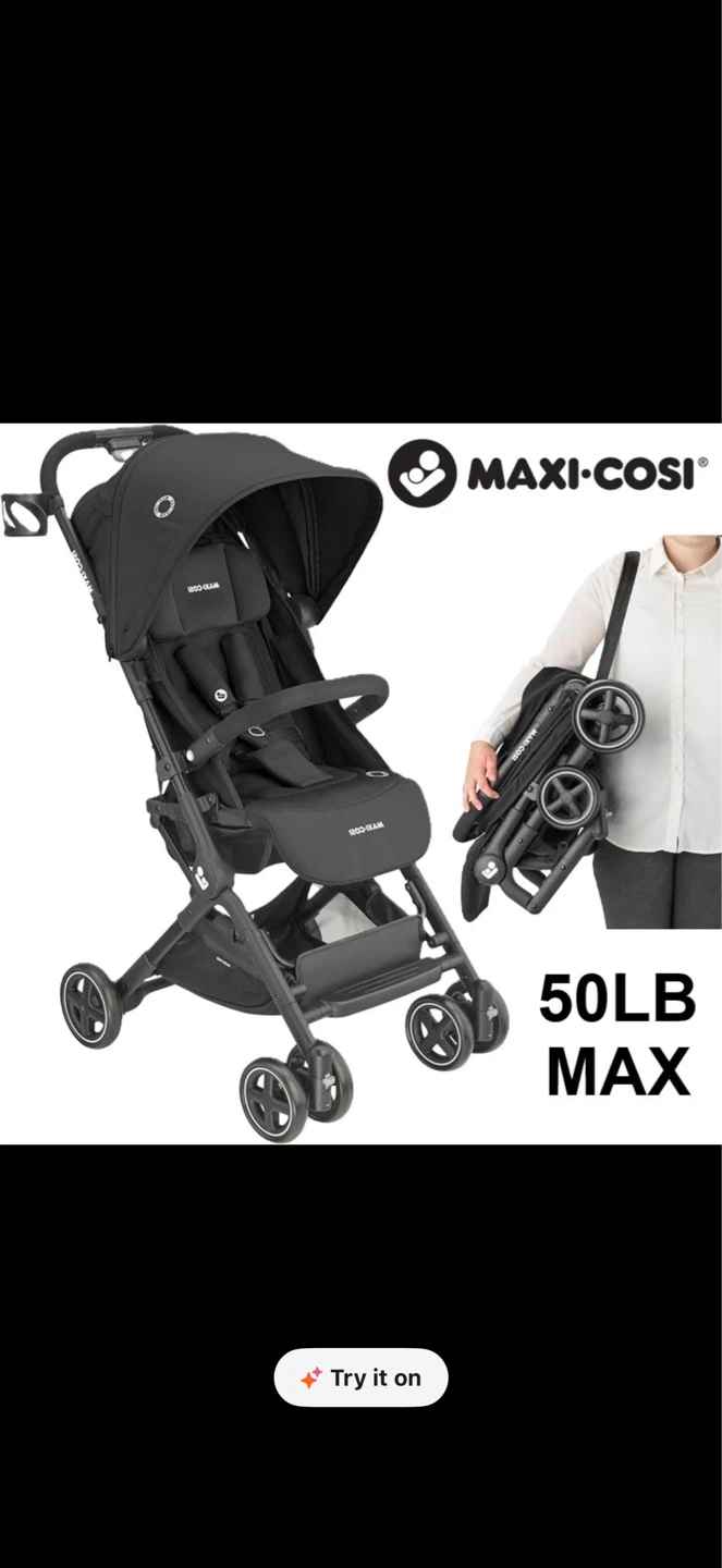 Maxi-Cosi Black Stroller⚽️
