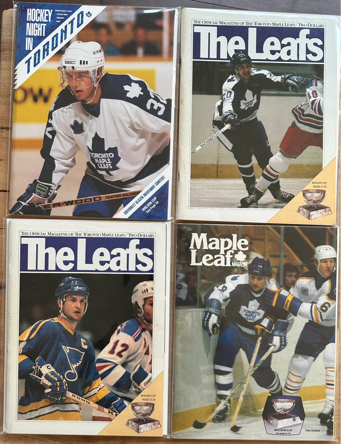 Toronto Maple Leafs Vintage Hockey Programs