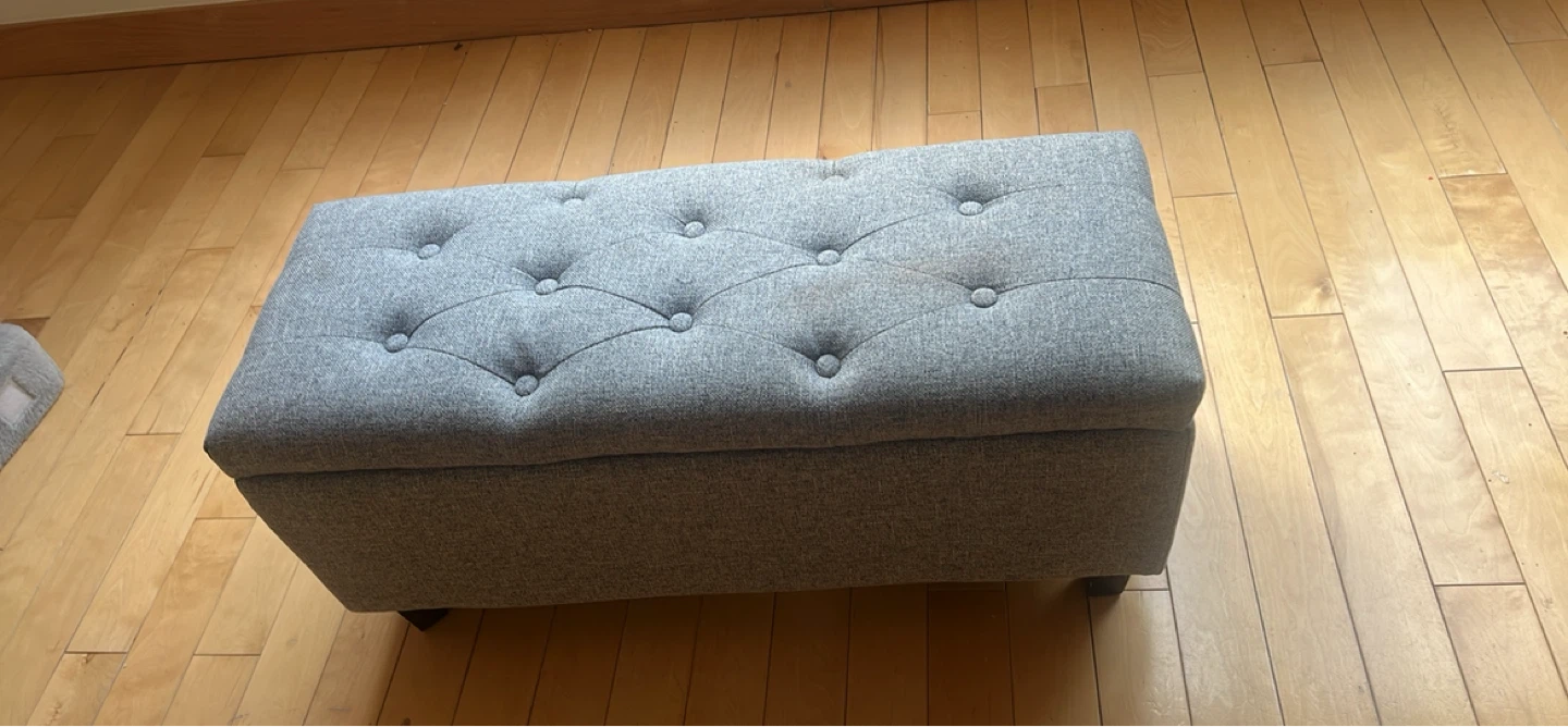 Tufted Storage Ottoman Bench
