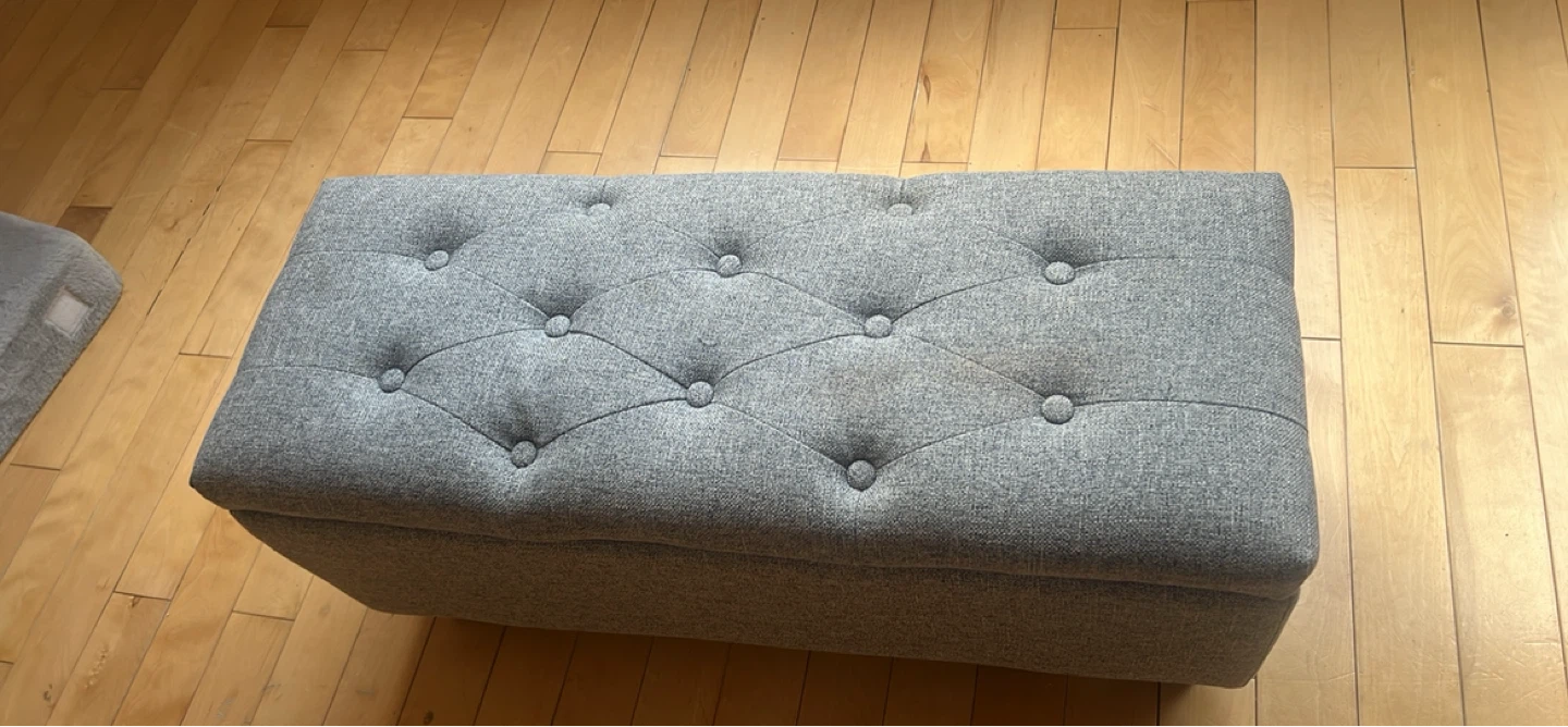 Tufted Storage Ottoman Bench - photo 2
