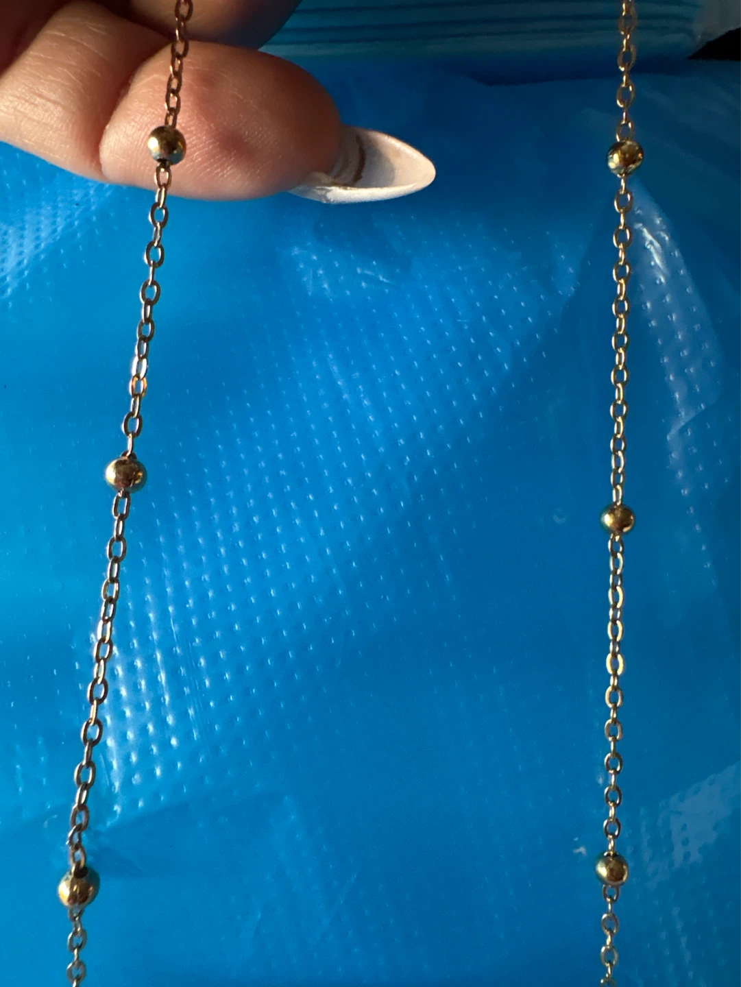 ⚽️ 18K Gold SS Gold Necklace & Earrings Set with Roman Numerals - photo 4