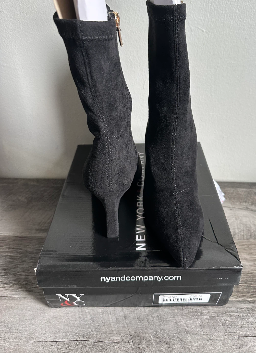 NY & Company Black "Odette" Wedge Ankle Boots - Size 6 - photo 2