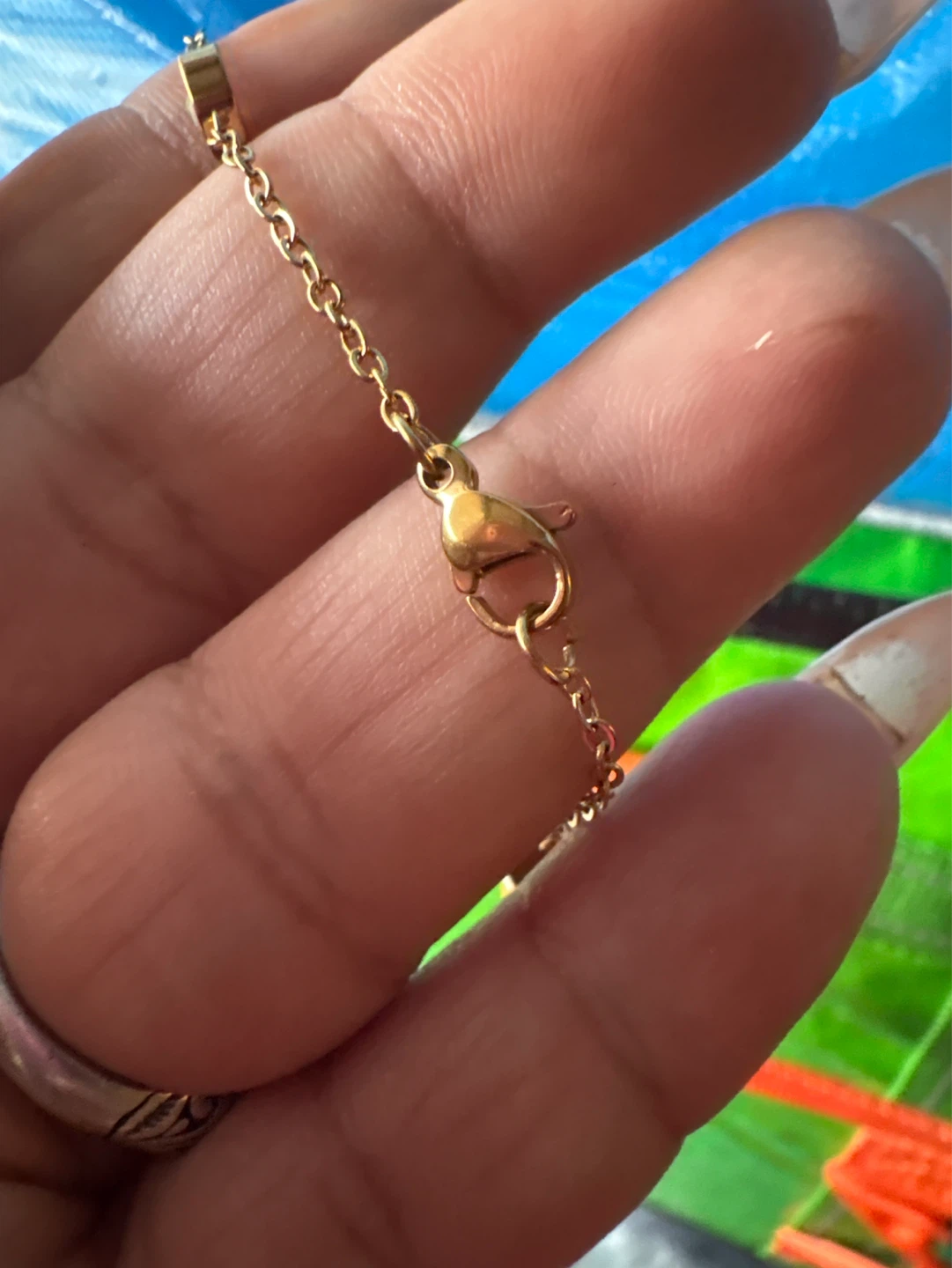 ⚽️ 18K Gold SS CZ Bracelet with Roman numerals - photo 5