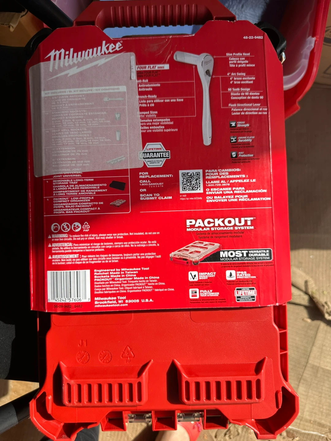 Milwaukee 32-Piece Metric Socket Set with PACKOUT Organizer - photo 2