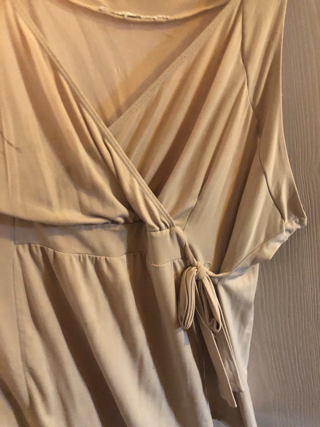 ⚽️2X Beige Wrap Tank Top - photo 2
