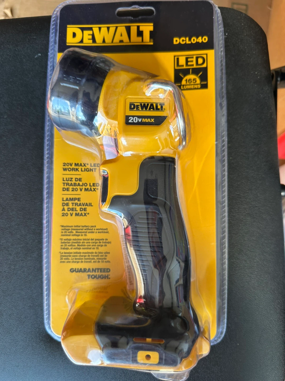 DEWALT DCL040 20V MAX* LED Work Light