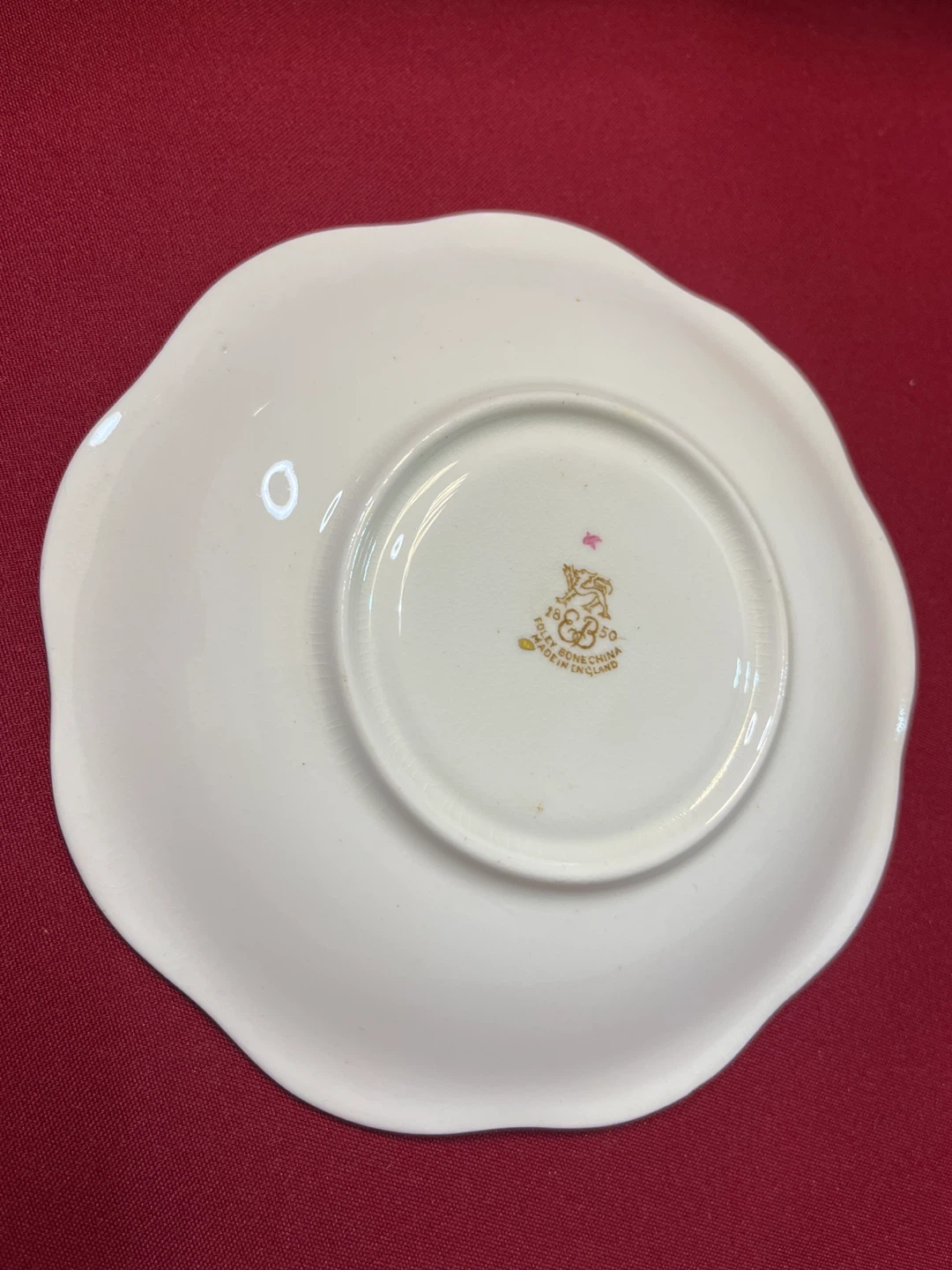 ⚽ Foley Bone China Saucer with Pink Roses - photo 4