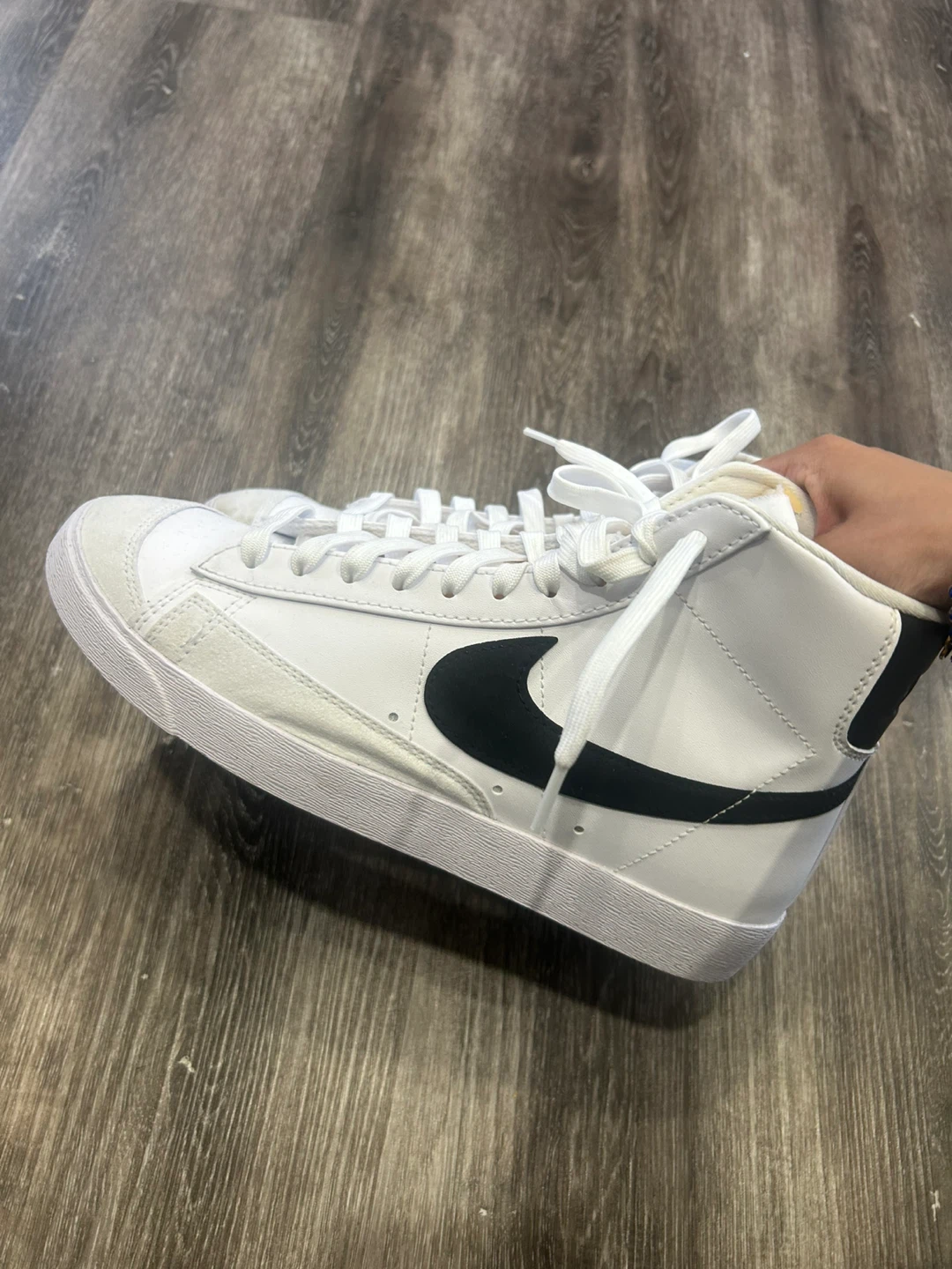 Nike Blazer Mid '77 Vintage Men's Sneakers White/Black - photo 2