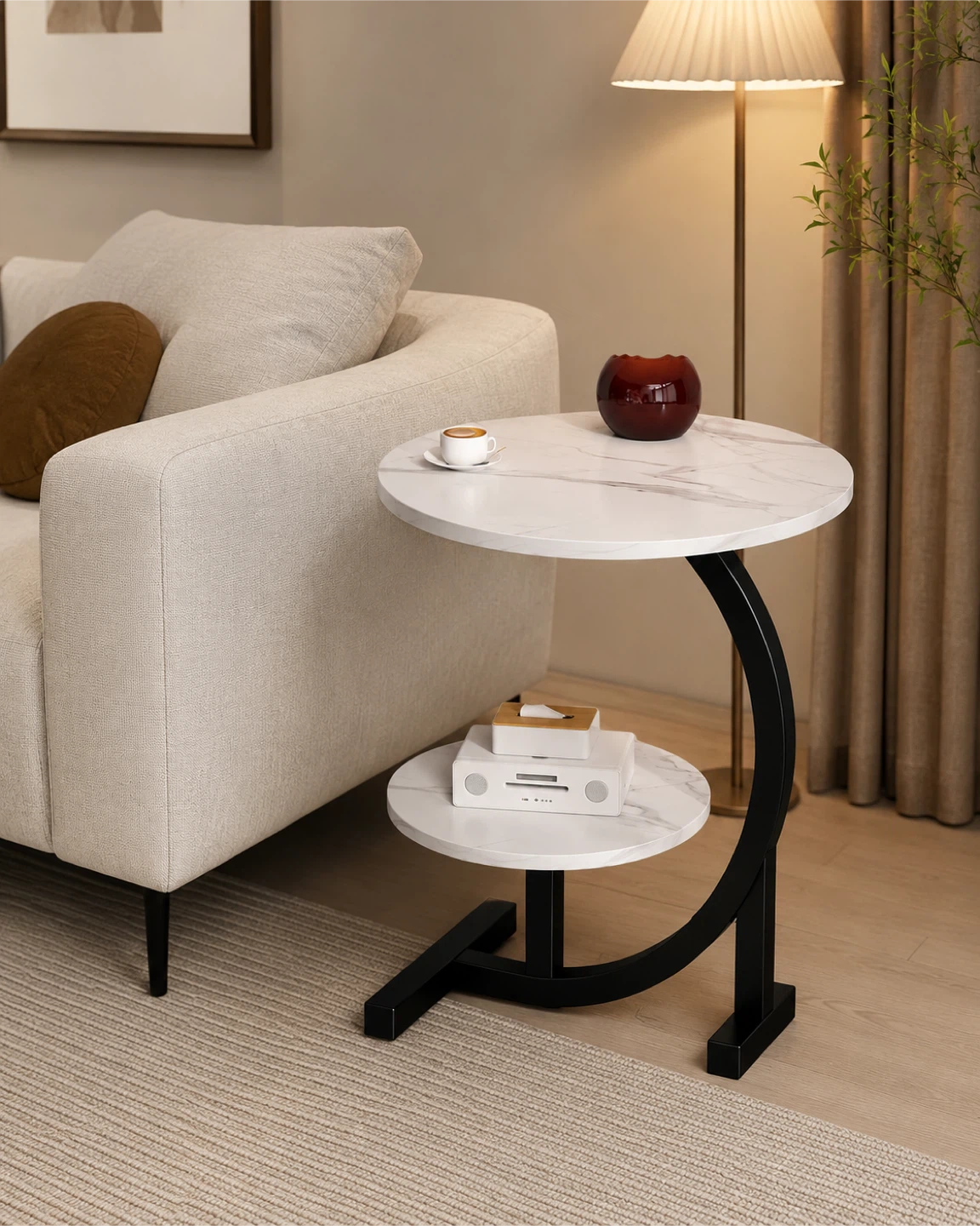 Modern Marble Side Table