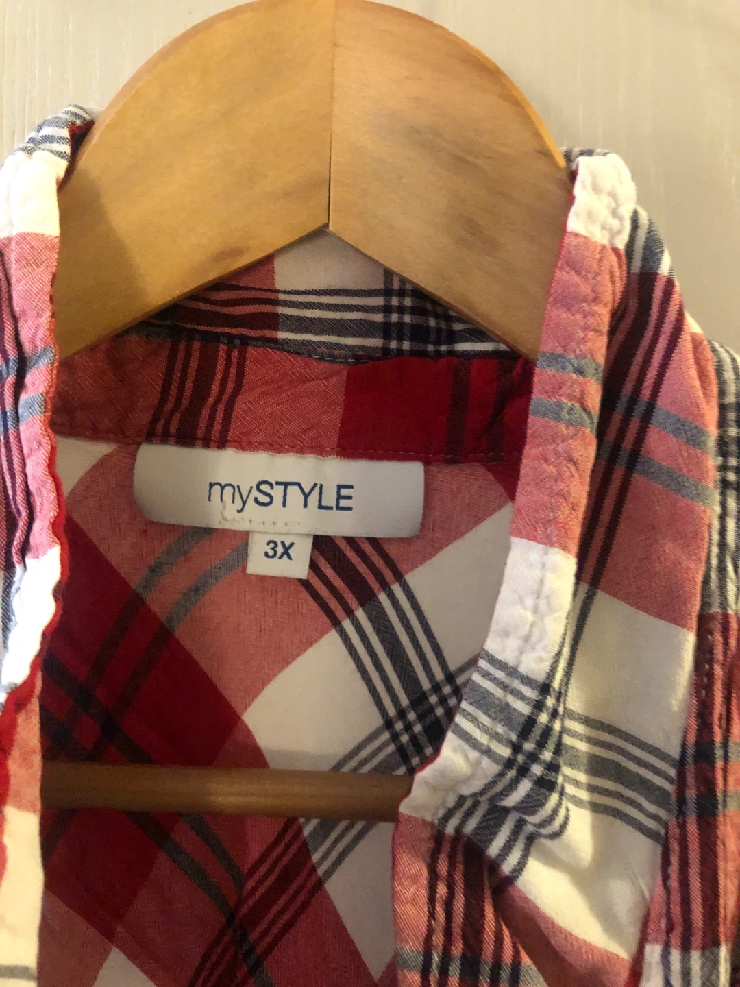 ⚽️ mySTYLE Plaid Sleeveless Button-Up Shirt - photo 2
