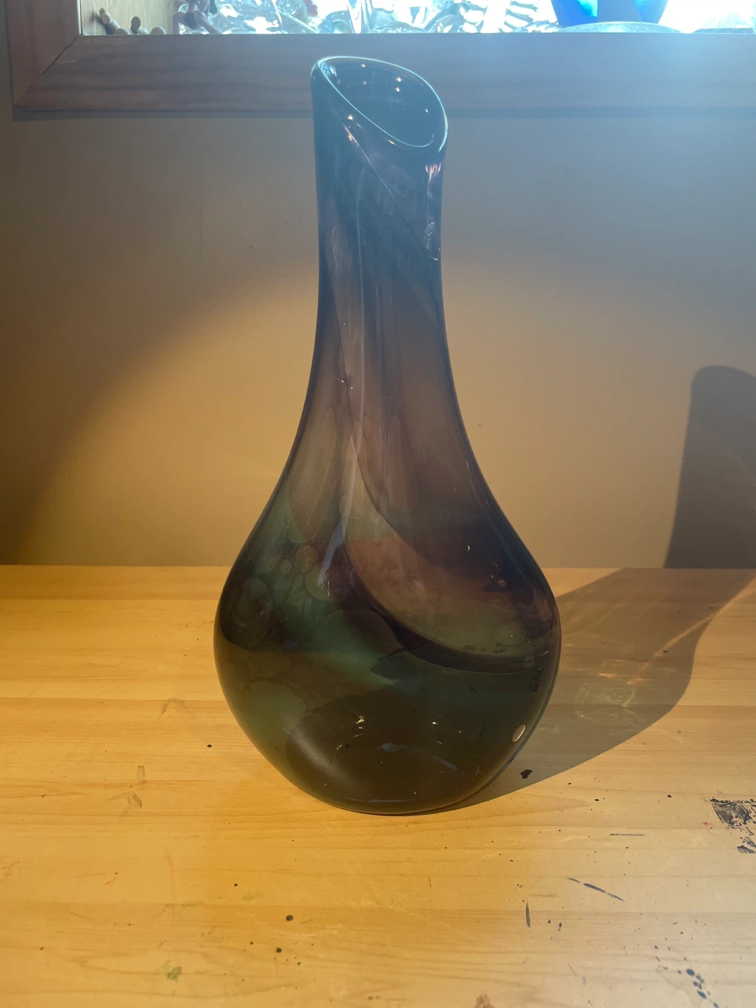 Decorative Glass Vase(hand made by me)