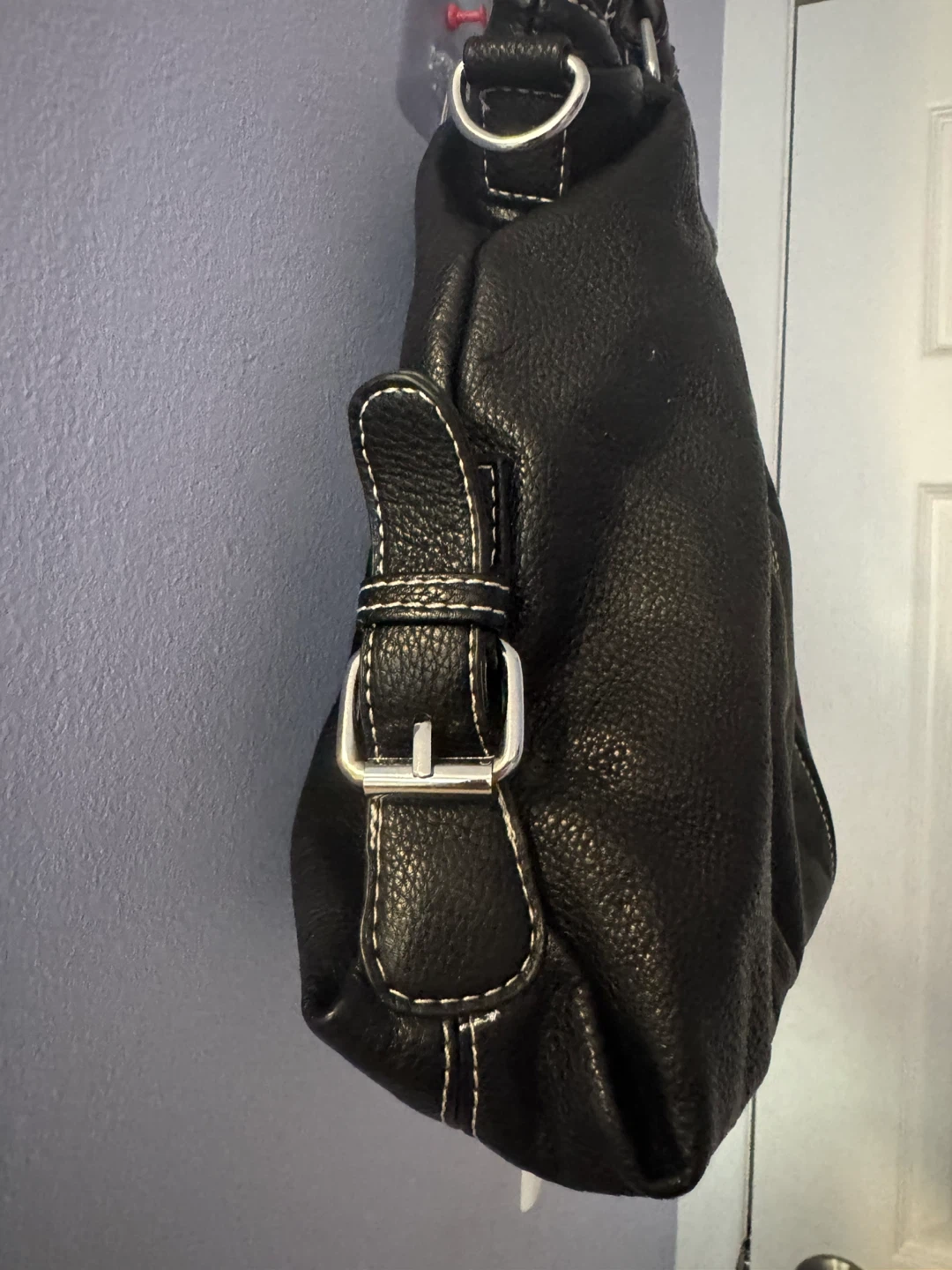 Vintage Y2K Black Leather Bag - photo 2
