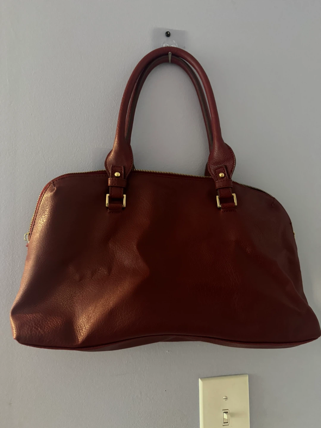 Vintage Y2K Red Leather Bag - photo 2