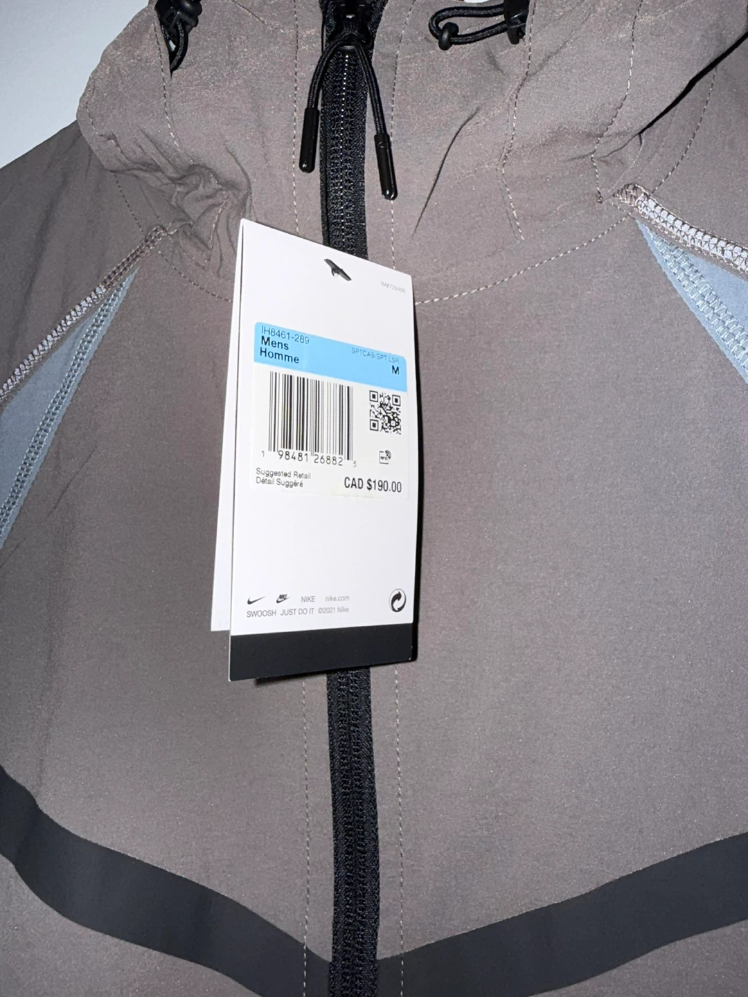 Nike Tech Men's Hooded Jacket - Size Medium - photo 2