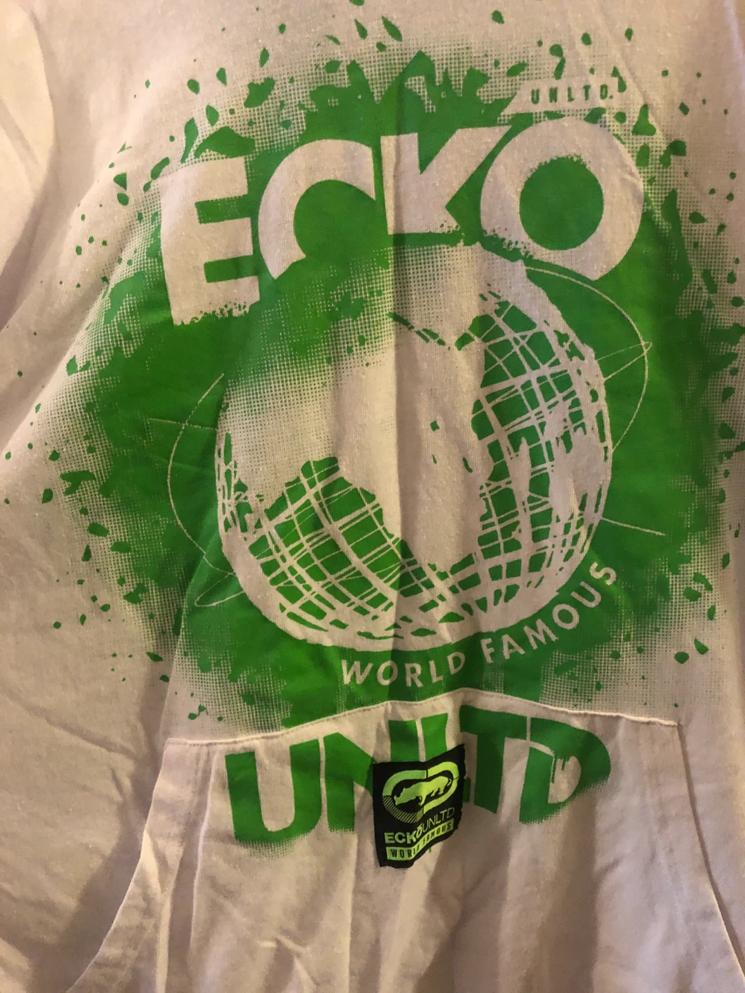 ⚽️ Ecko Unltd. White Hoodie - photo 2