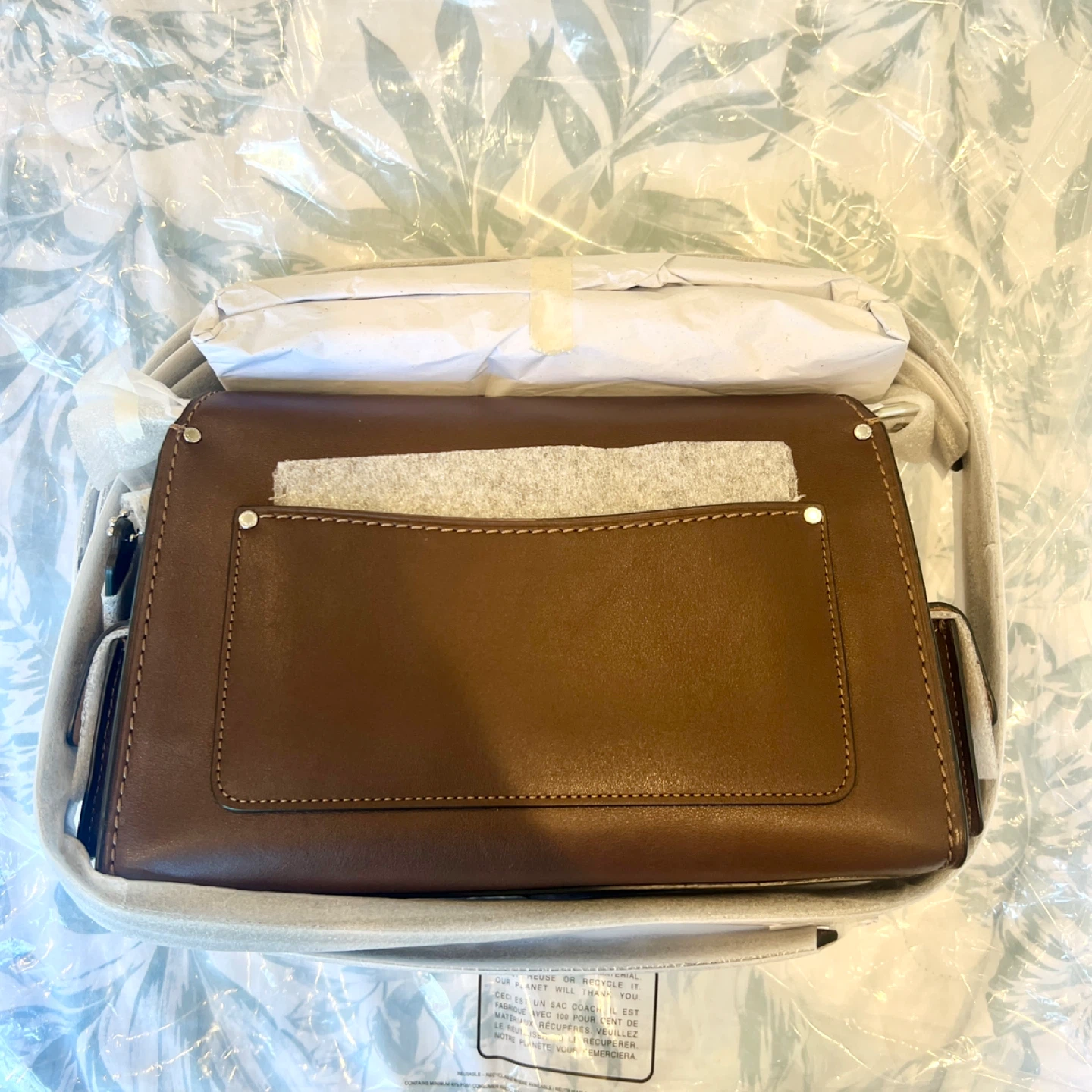 Brand New Coach Cargo Soft Tabby Maple Brown Silver Hardware - photo 2