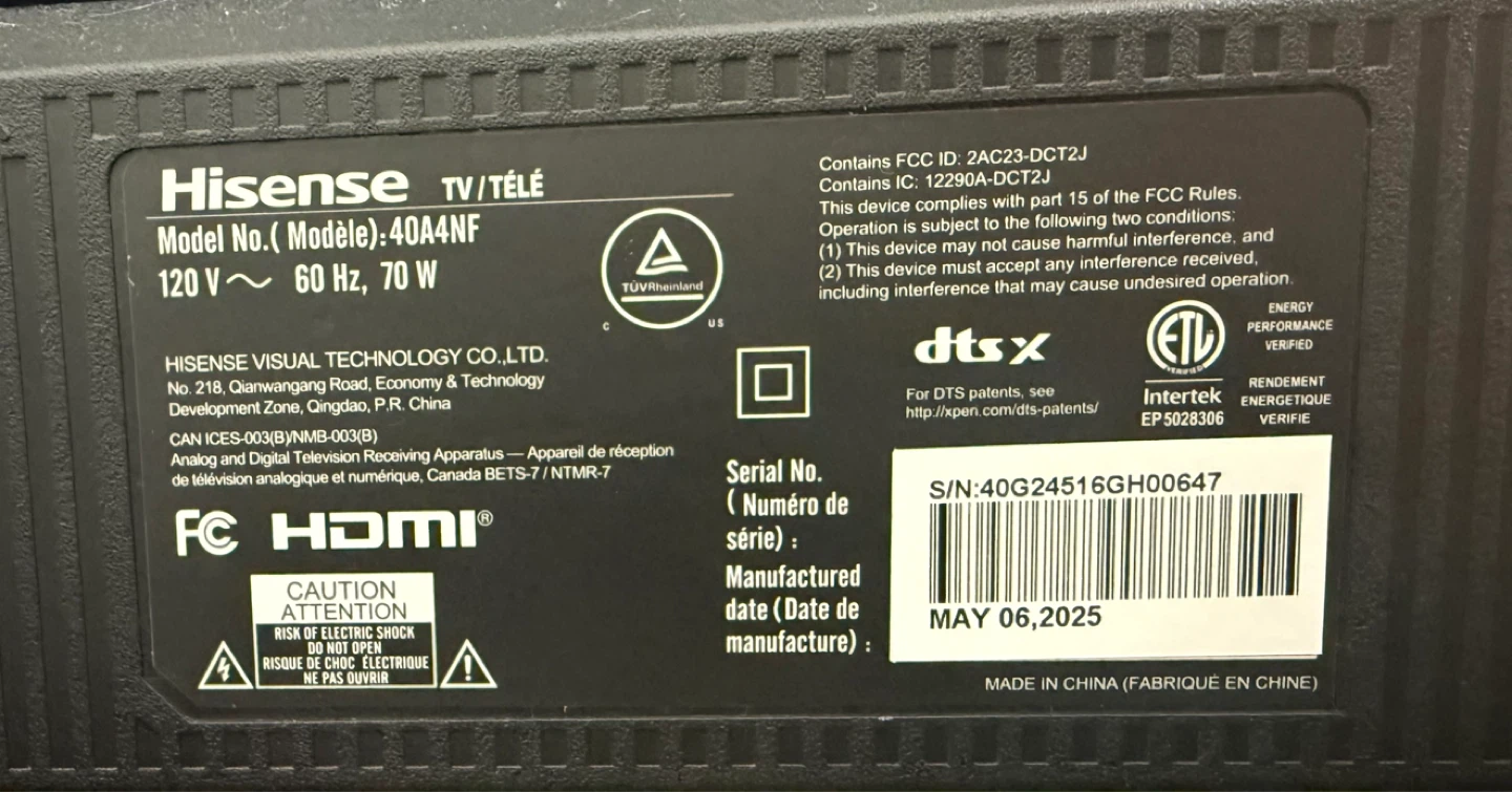 Hisense fire stick 40 inch tv - photo 3