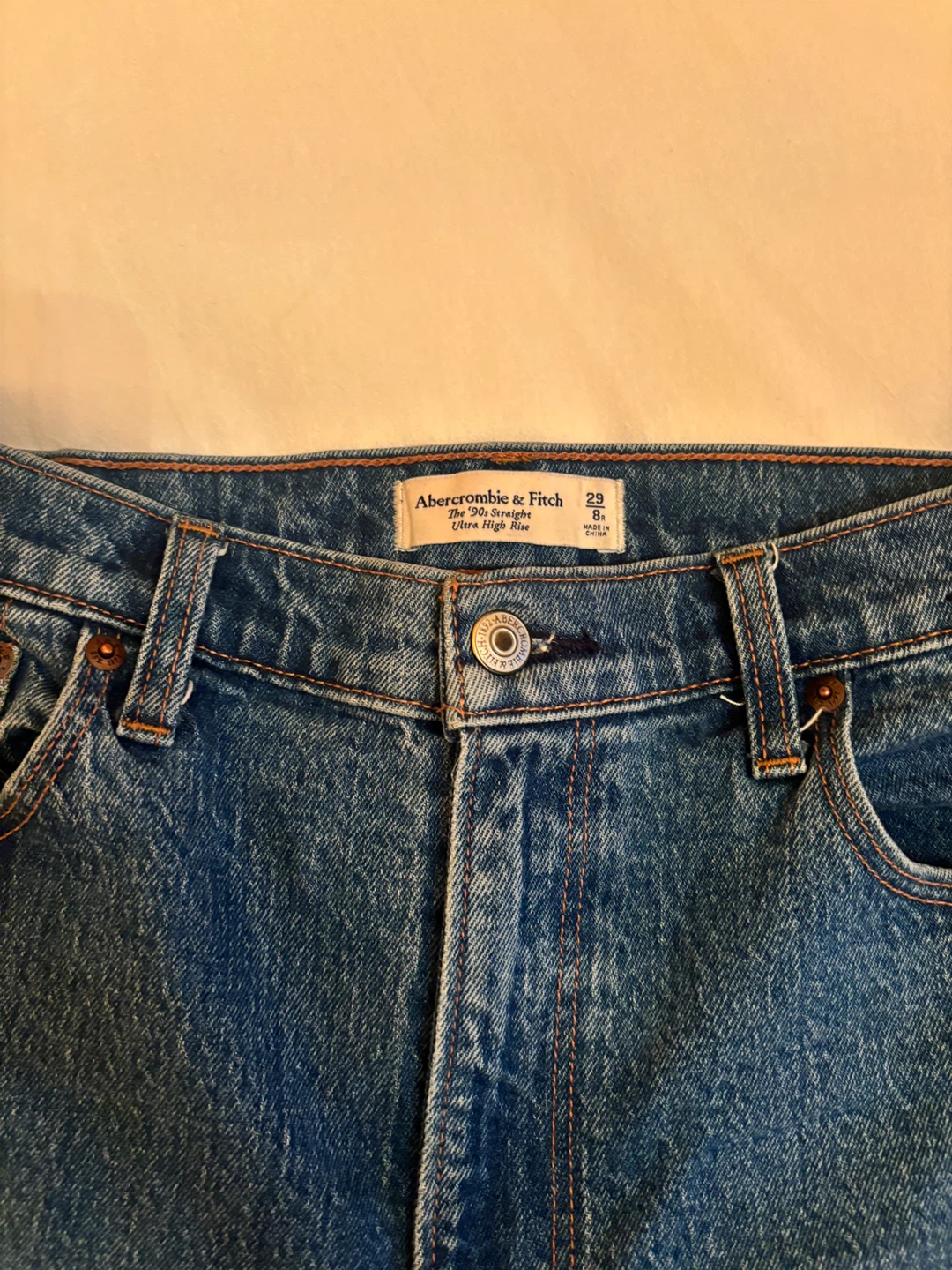 Abercrombie & Fitch '90s Straight Ultra High Rise Jeans - photo 3